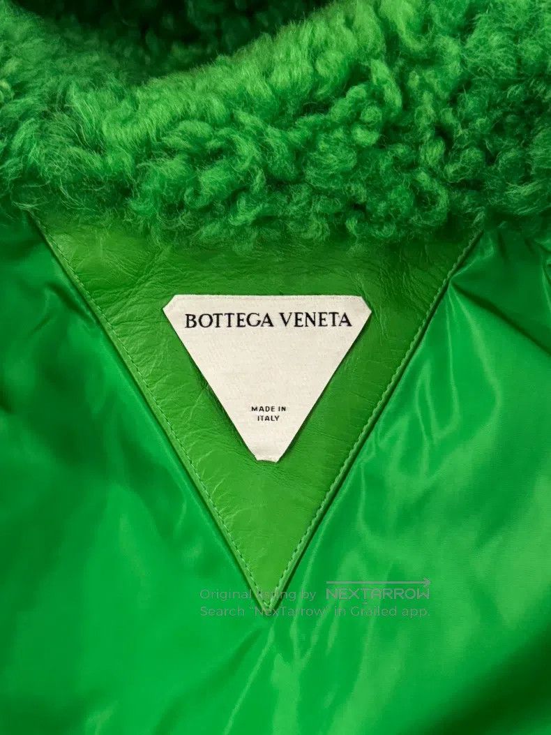 Bottega Veneta Bottega Veneta Green Fur One-Piece Hoodie Size US S / EU 44-46 / 1 - 5 Thumbnail