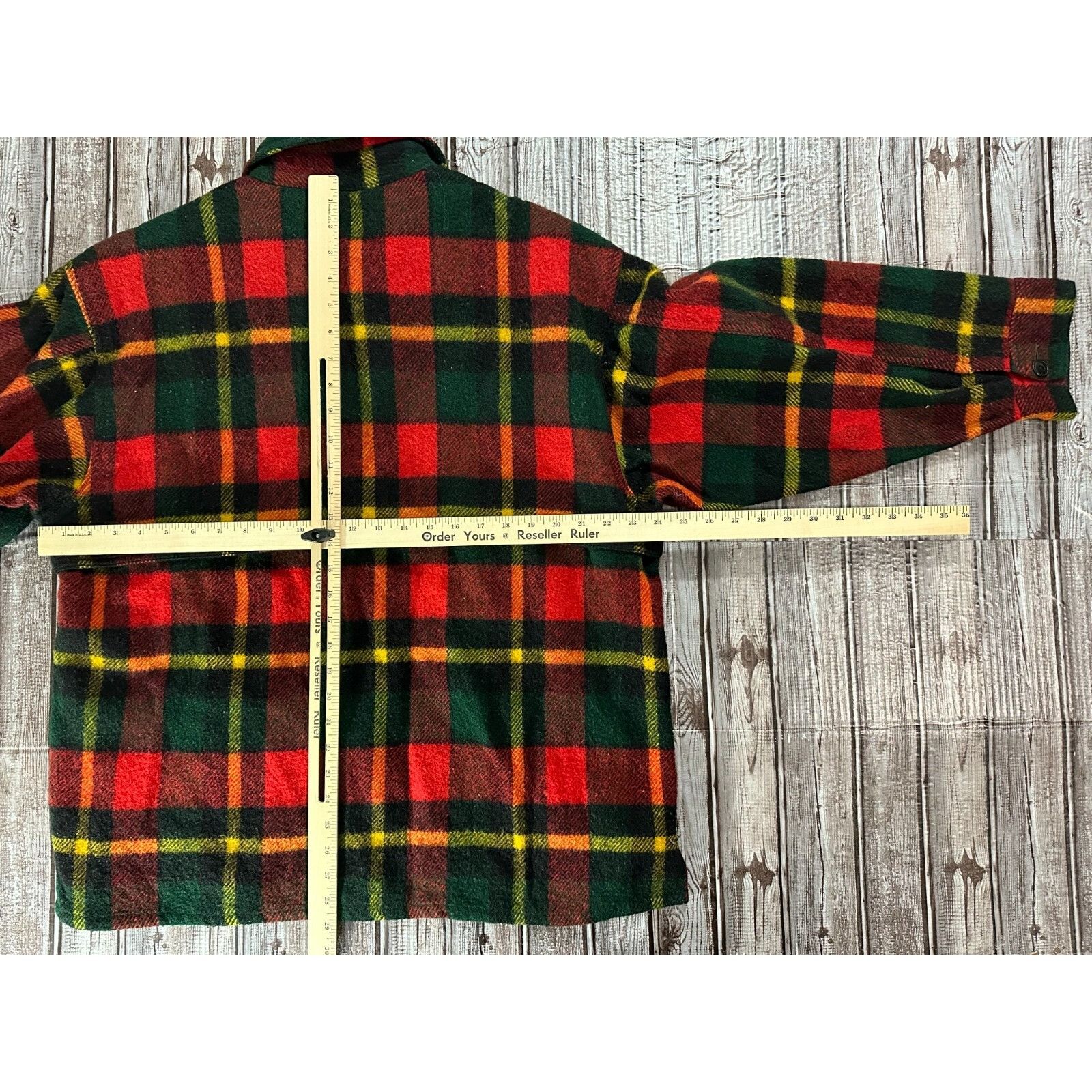 Johnson Woolen Mills Johnson Woolen Mills Shirt Jacket Wool Plaid Full Zip Up Siz Size US XXL / EU 58 / 5 - 6 Thumbnail