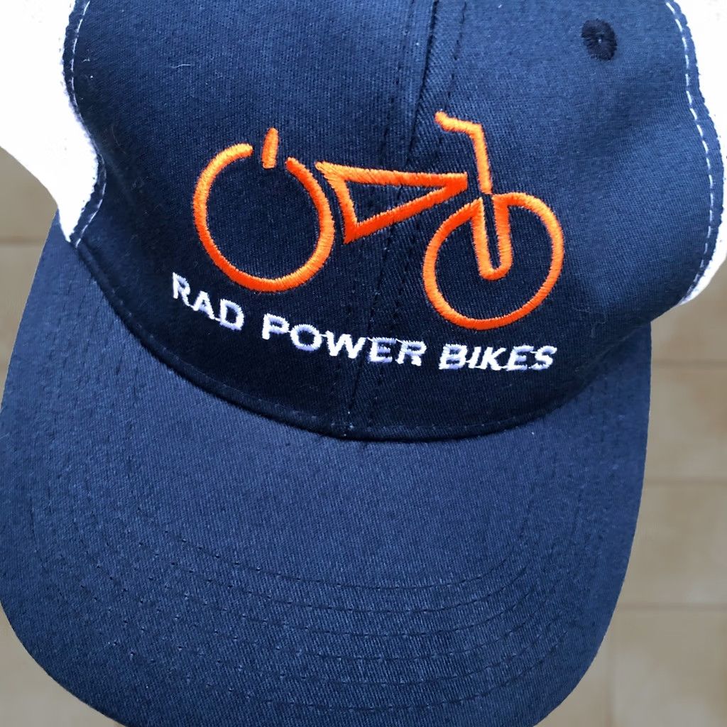 Vintage RAD POWER BIKES Trucker Hat Men's One Size Electric Bicycles Cap Blue Size ONE SIZE - 1 Thumbnail