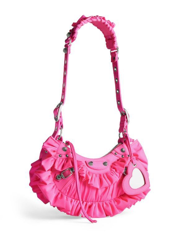 Balenciaga Balenciaga Cagole XS Ruffle Shoulder Bag Size ONE SIZE - 3 Thumbnail