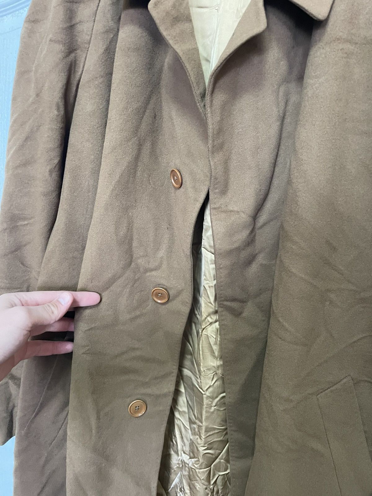 Loro Piana × Yves Saint Laurent Wool YSL Coat Heavy Cashmere Soft Loro Piana trench yves Size US L / EU 52-54 / 3 - 8 Thumbnail