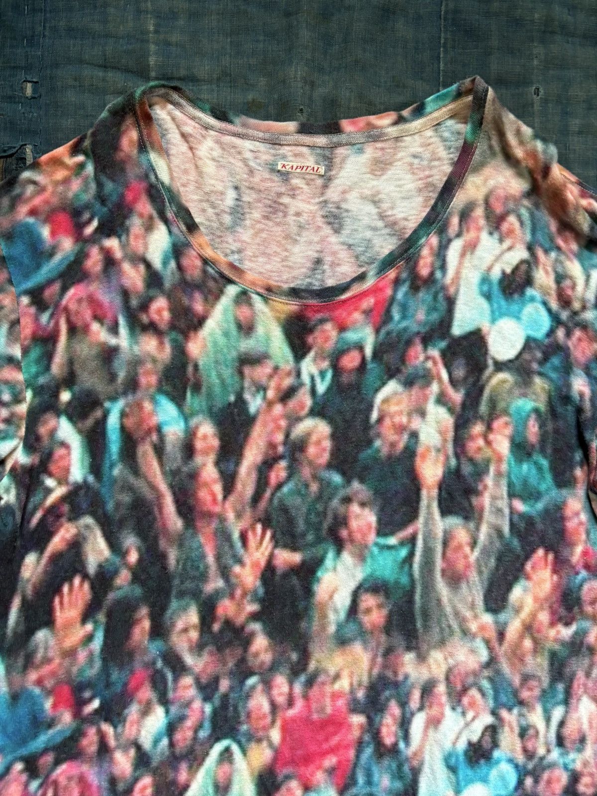 Kapital × Kapital Kountry KAPITAL festival printed Long Sleeve T-Shirt Size US XL / EU 56 / 4 - 3 Thumbnail