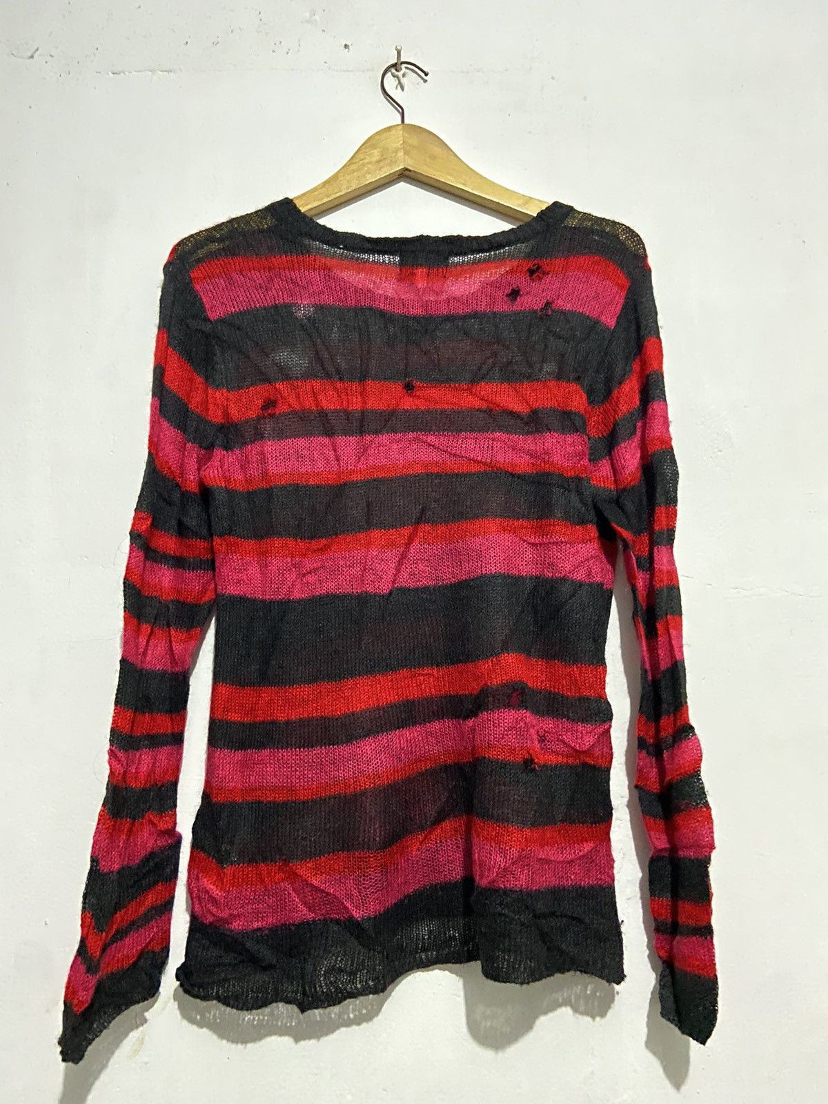 20471120 TK MIXPICE Takeo Kikuchi Mesh Distressed Japanese Brand Size US M / EU 48-50 / 2 - 3 Thumbnail