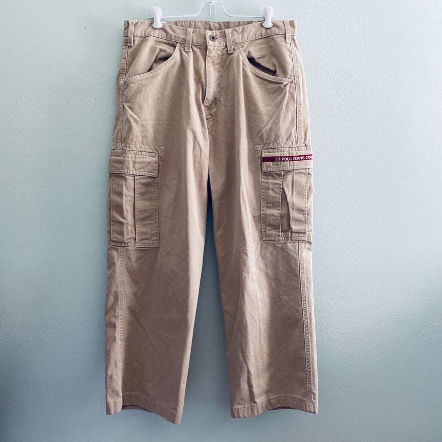 Polo Ralph Lauren Polo Ralph Lauren tan cargo pants Size US 32 / EU 48 - 2 Thumbnail