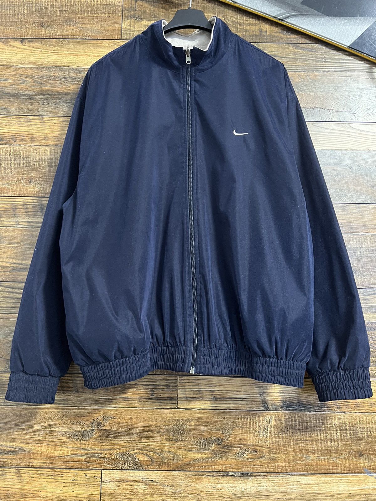 NIKE GOLF Vintage Reversible Fleece/Nylon Jacket 90s 2 in 1