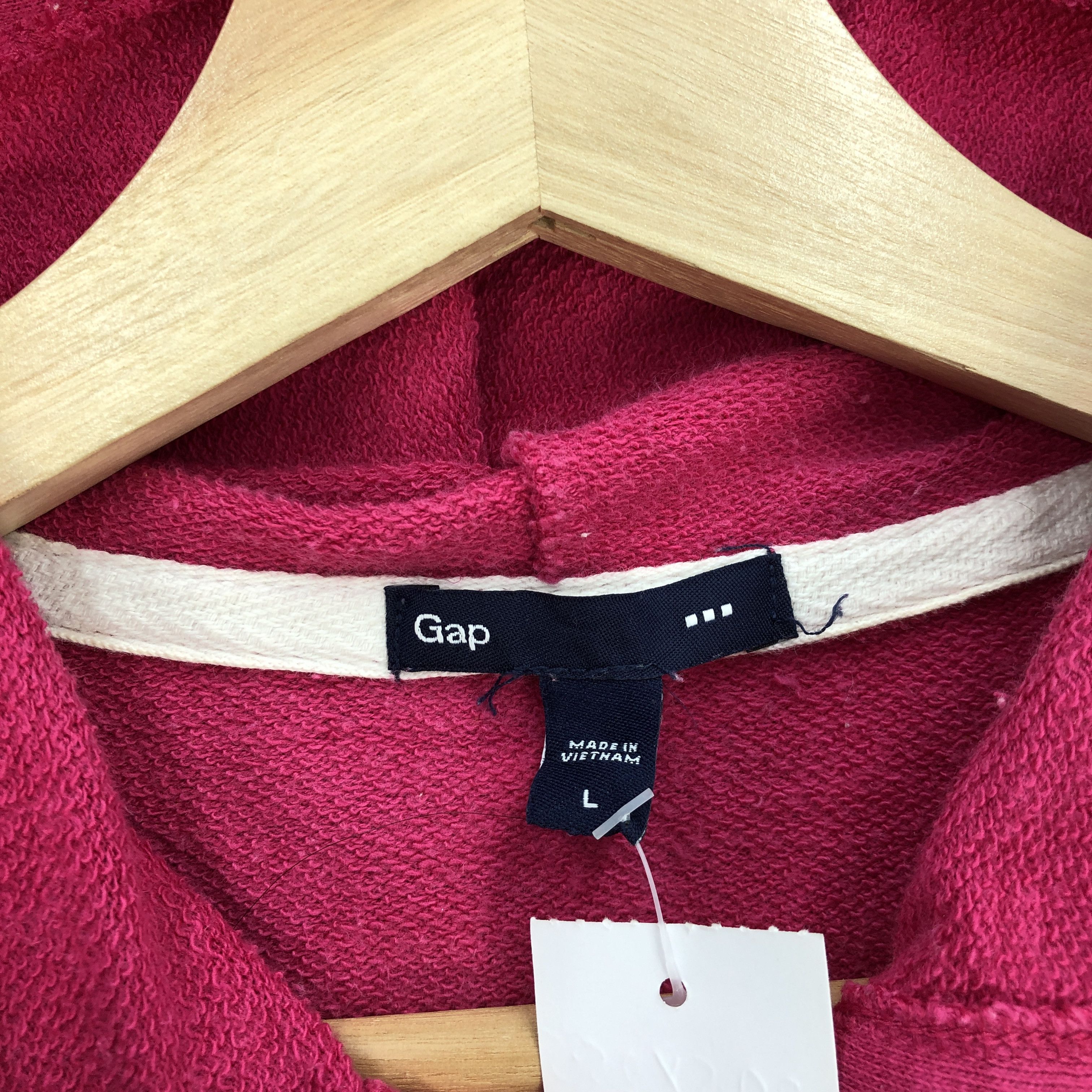 Gap × Vintage Vintage GAP Sweatshirt Hoodie GAP Sweater Hooded | BS20411. Size L / US 10 / IT 46 - 6 Thumbnail