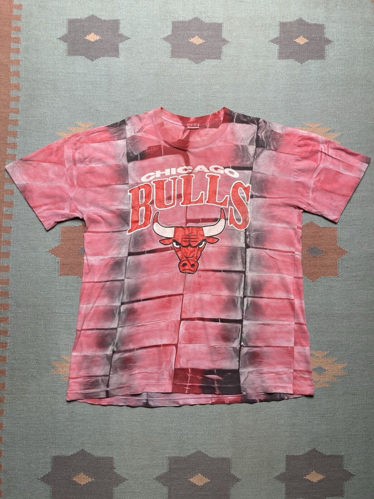 VTG 90s t shirt Chicago bulls tie dye NBA basketball soft L