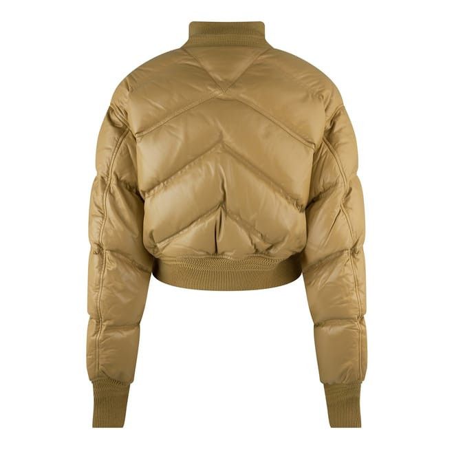 Bottega Veneta Bottega Veneta Mock Neck Relaxed Fit Puffer Coat in Neutral Size S / US 4 / IT 40 - 2 Thumbnail