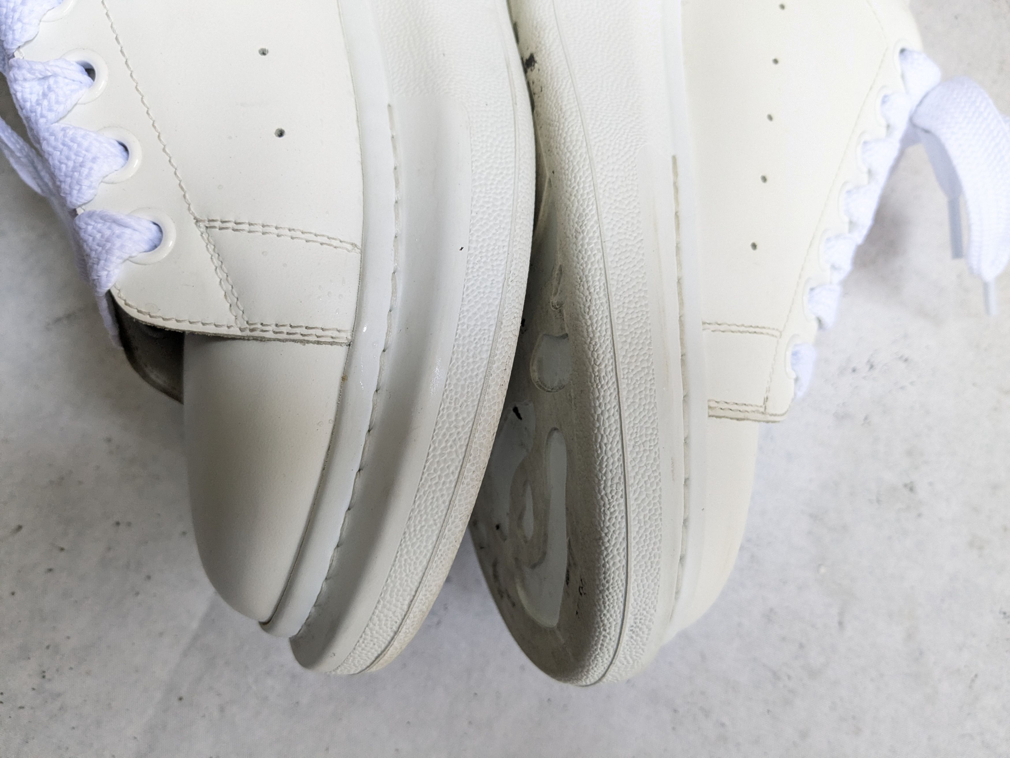 Alexander McQueen Alexander McQueen Larry Oversized Sneakers 12 45 White Brown Size US 12 / EU 45 - 11 Thumbnail