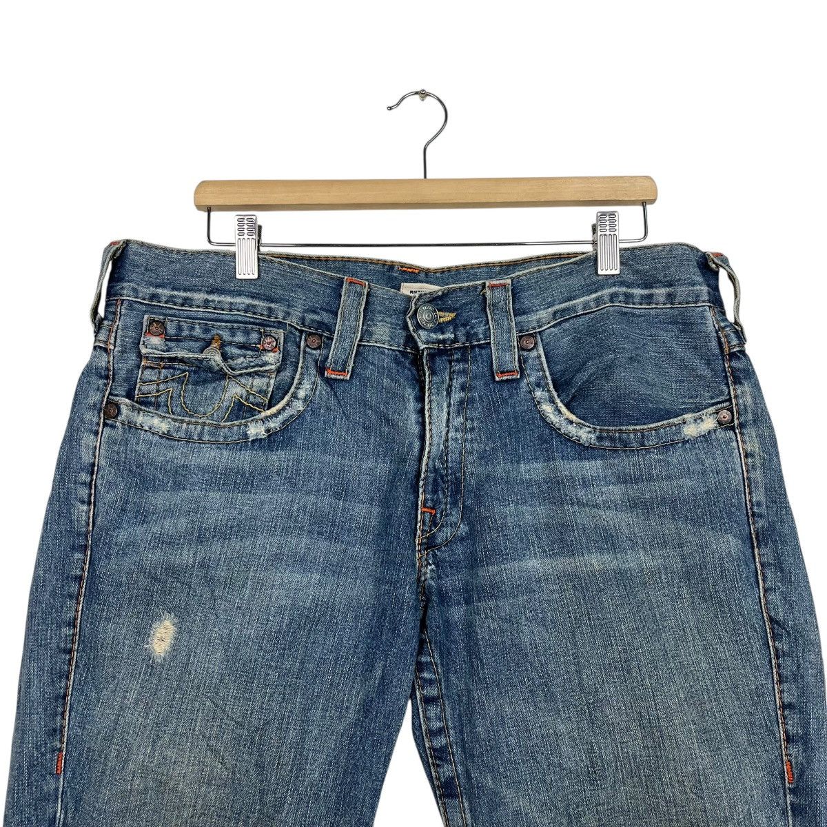 True Religion Vintage True Religion Custom Short Denim Jeans Size US 36 / EU 52 - 2 Thumbnail