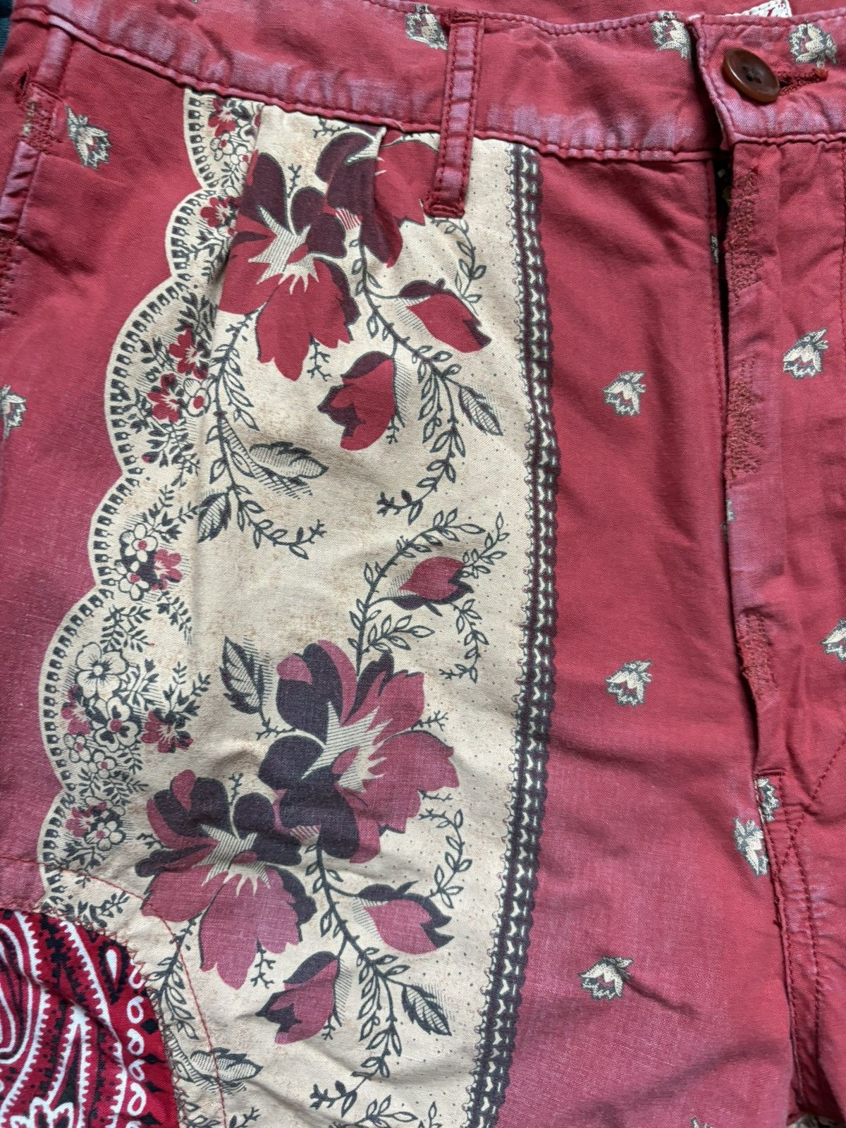 Kapital Kountry kapital bandana patchwork short pants shorts Size US 30 / EU 46 - 4 Thumbnail
