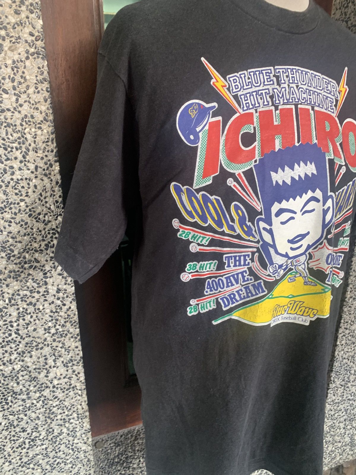 Vintage Vintage 90s ICHIRO Blue Wave Orix Baseball T Shirt Size US L / EU 52-54 / 3 - 4 Thumbnail
