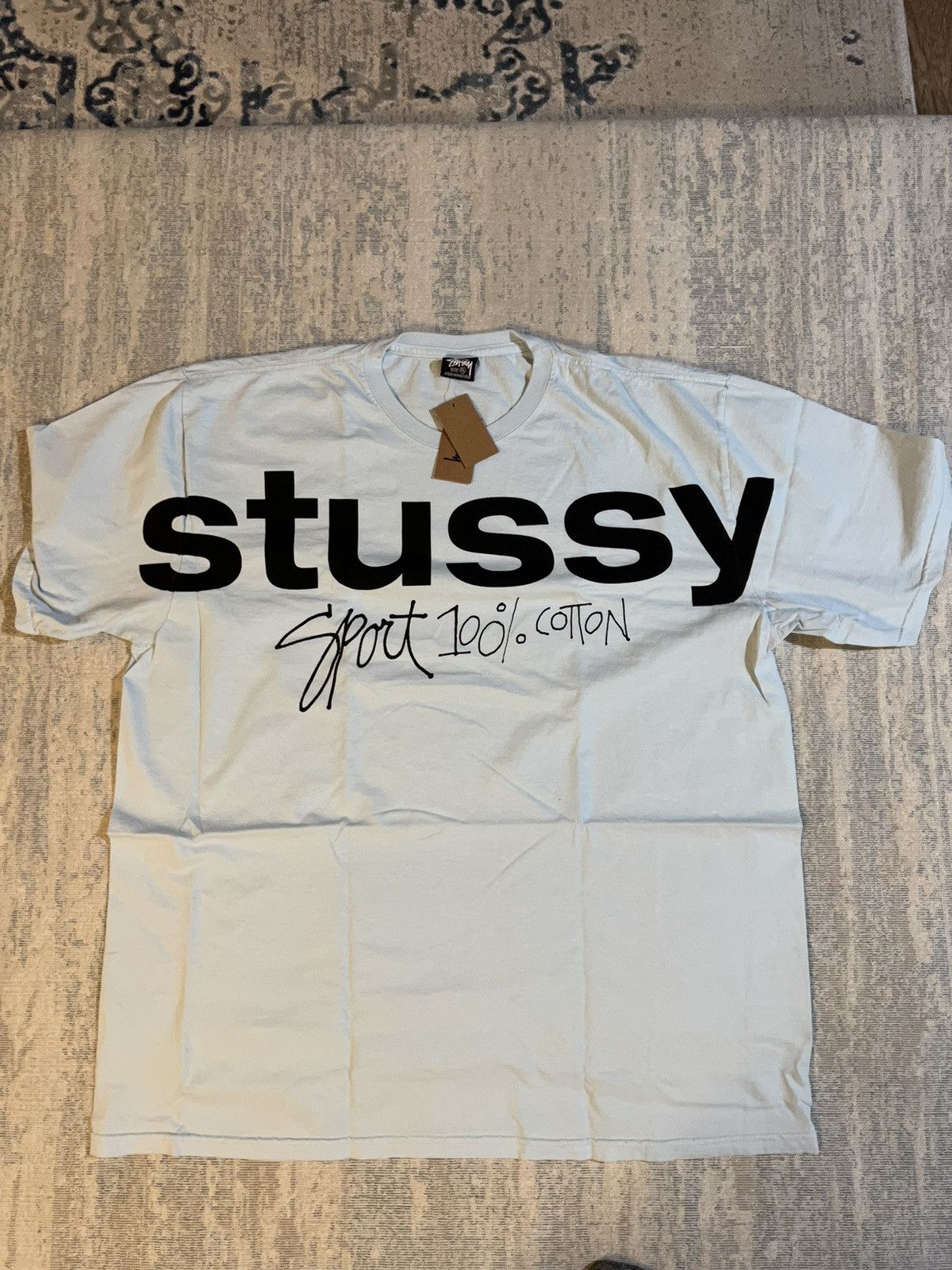 Stussy Stussy 100% Block Sport Pigment Dyed Tee | Grailed