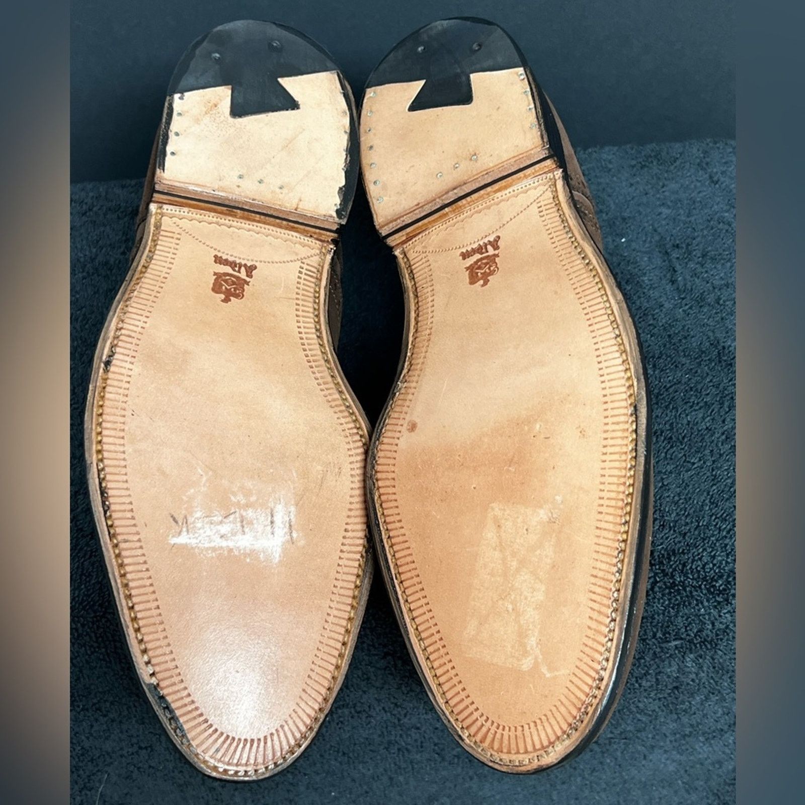 Alden Rare Vintage 1990’S Alden 9.5 AC Wingtip Blucher Derby Shoes Size US 9.5 / EU 42-43 - 9 Thumbnail
