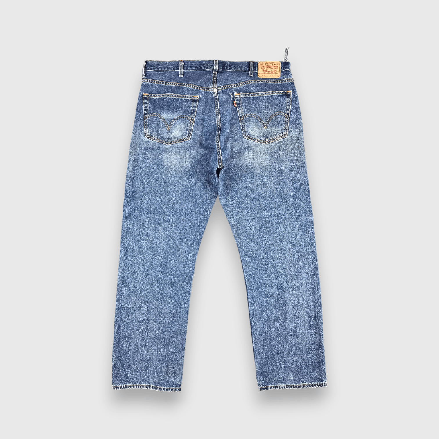 Levi's Vintage Blue Wash Levis 505 Jeans-J1484 Size US 41 - 2 Thumbnail