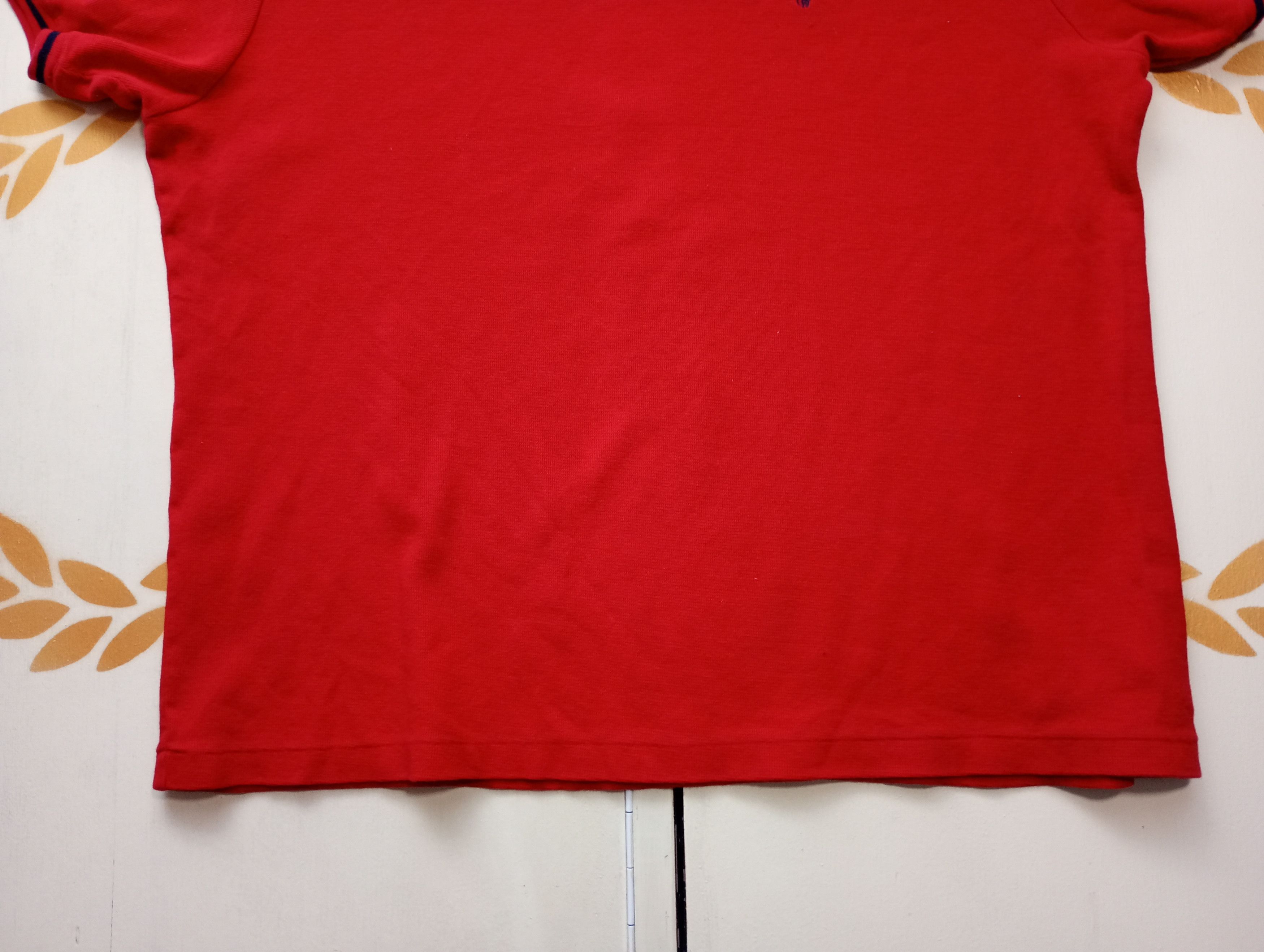 Polo Ralph Lauren Polo Ralph Lauren V-neck T-Shirt Vintage 90's Size US L / EU 52-54 / 3 - 3 Thumbnail