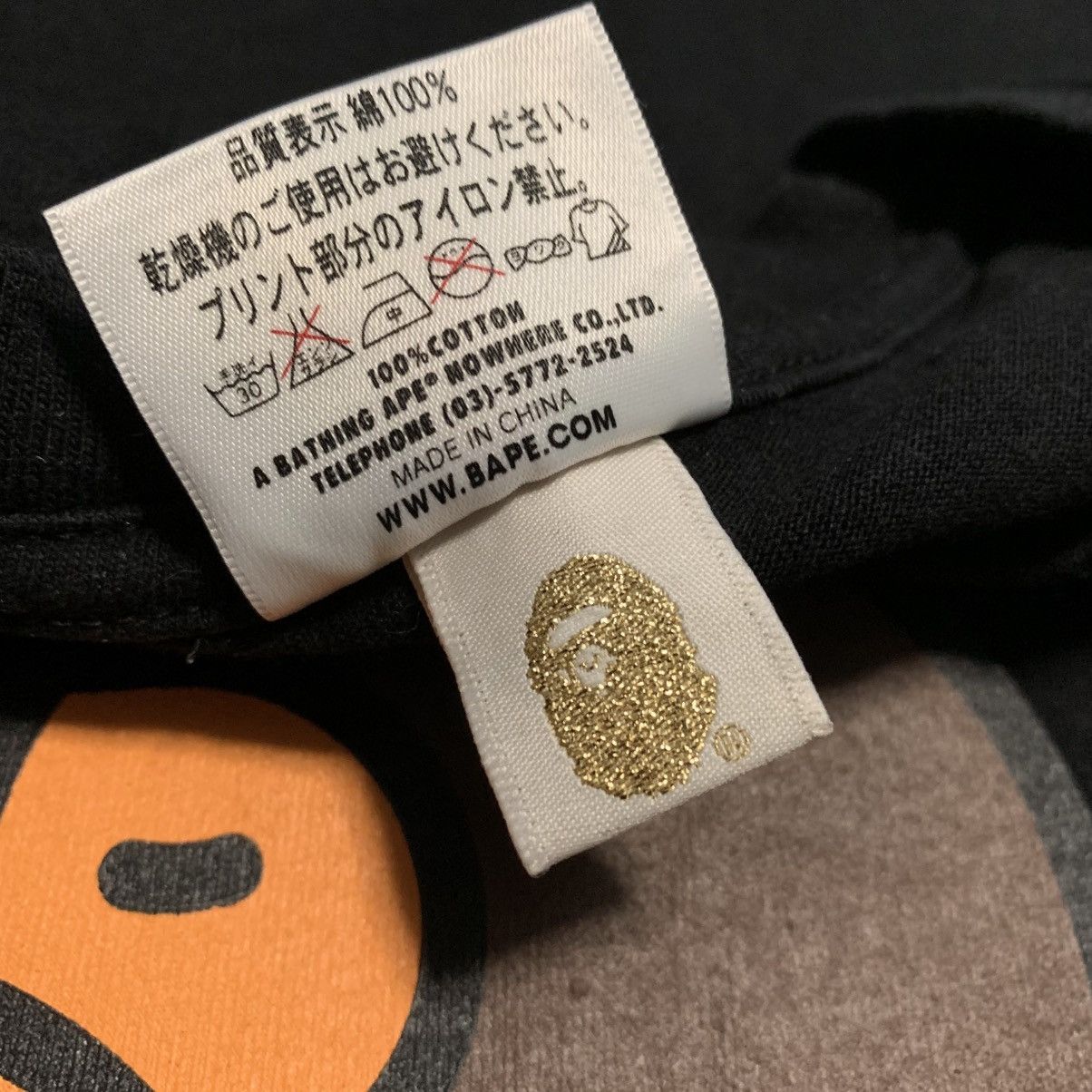 Bape Bape Small Big Ape Head Baby Milo Black Tee Size US S / EU 44-46 / 1 - 5 Thumbnail