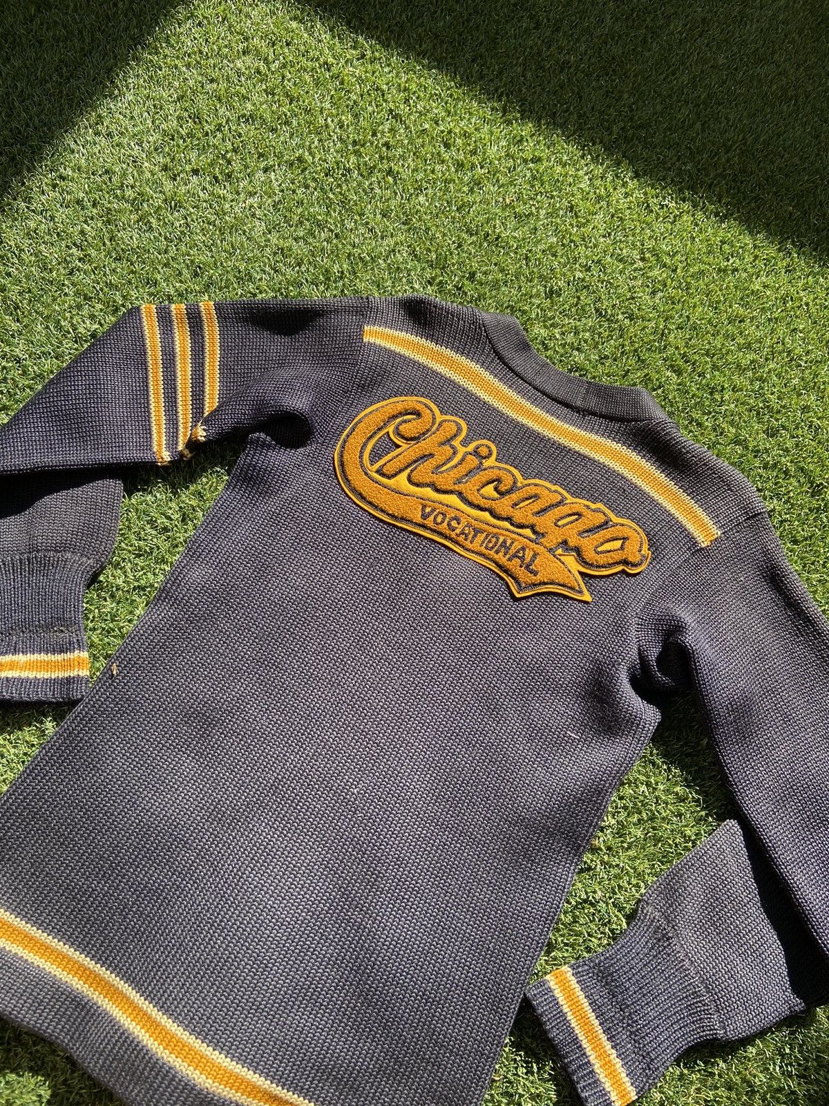 Vintage VTG 50’s Englewood Mills Chicago Wool Cardigan Size US S / EU 44-46 / 1 - 3 Thumbnail