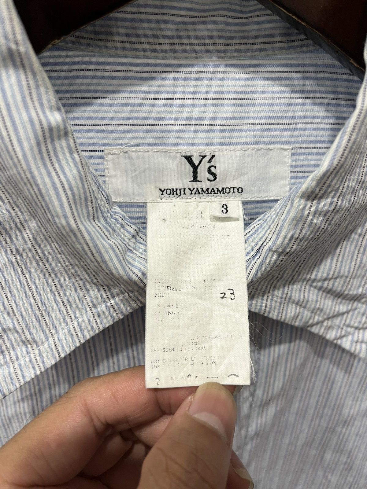 Yohji Yamamoto YOHJI YAMAMOTO LINED KNIT CROP SHIRT Size US S / EU 44-46 / 1 - 3 Thumbnail