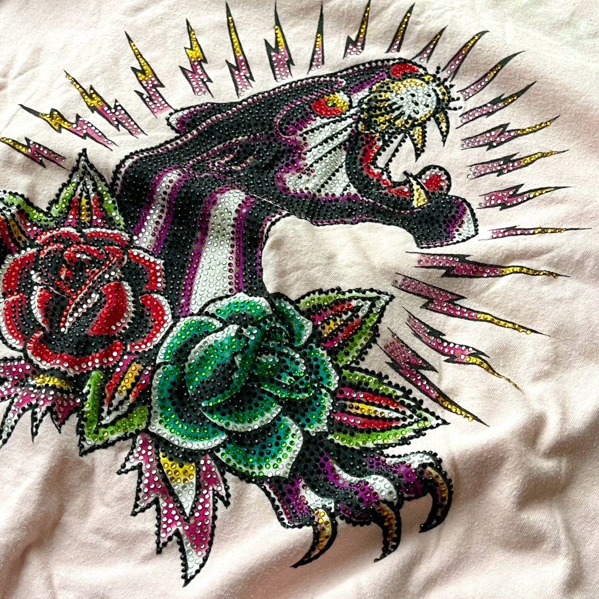 Ed Hardy Vintage Ed Hardy by Christian Audigier T Shirt tee y2k Size L / US 10 / IT 46 - 9 Thumbnail