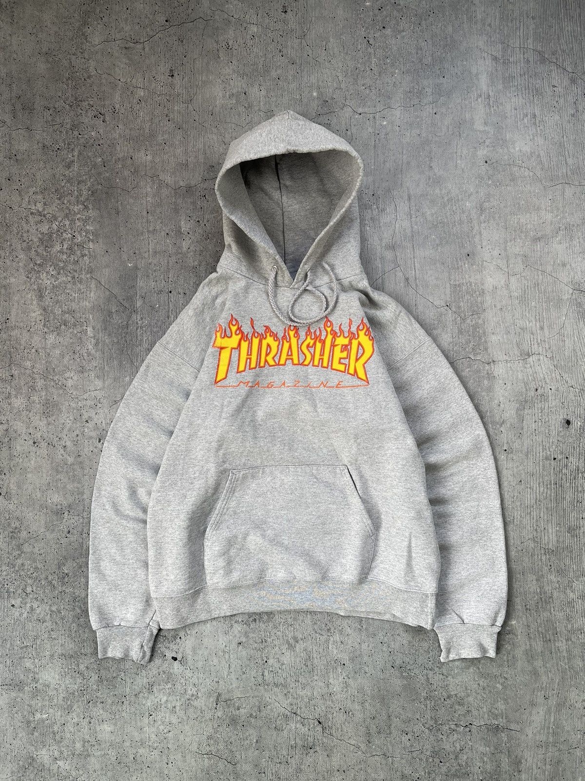 Thrasher × Vintage Vintage Thrasher Y2K Streetwear style oversized boxy hoodie Size US S / EU 44-46 / 1 - 2 Thumbnail