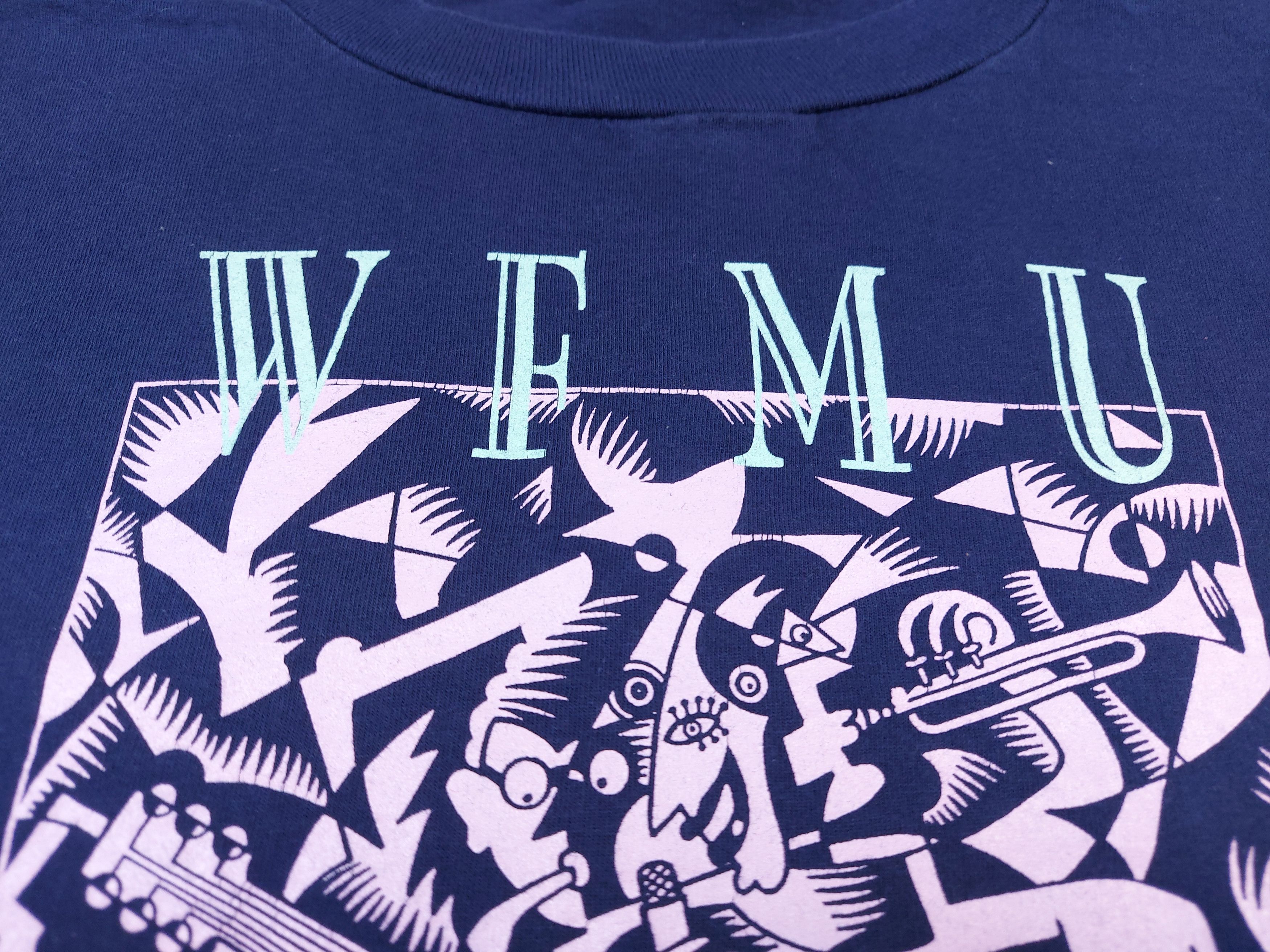 Keith Haring × MoMA × Vintage Vintage 90s Mary Fleener A Euphonius Combo 1993 ART WFMU TEE Size US XXL / EU 58 / 5 - 3 Thumbnail