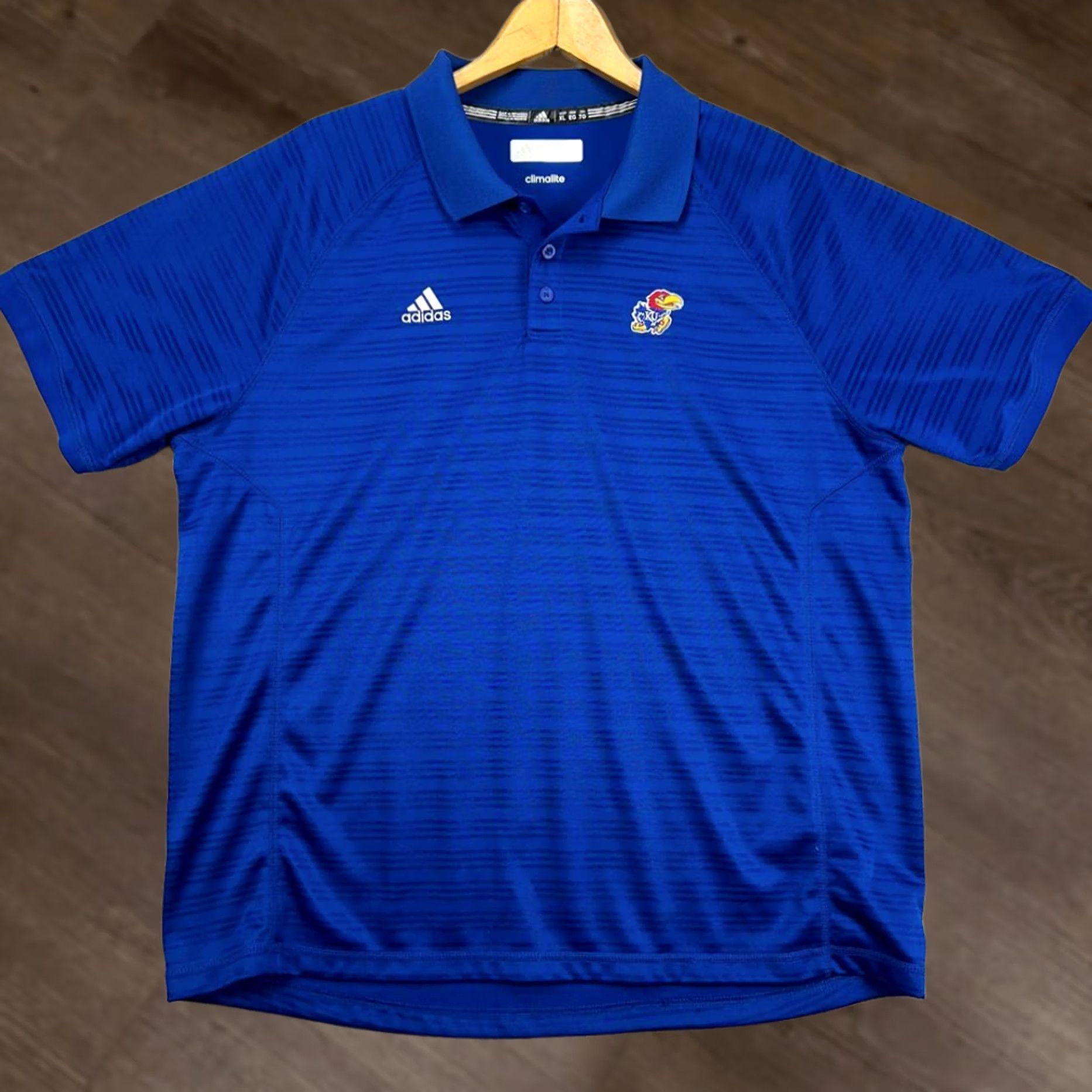 Adidas Adidas Golf Polo Shirt Mens XL Climalite Blue Stripe Athletic Short Sleeve Rugby Size US XL / EU 56 / 4 - 1 Thumbnail