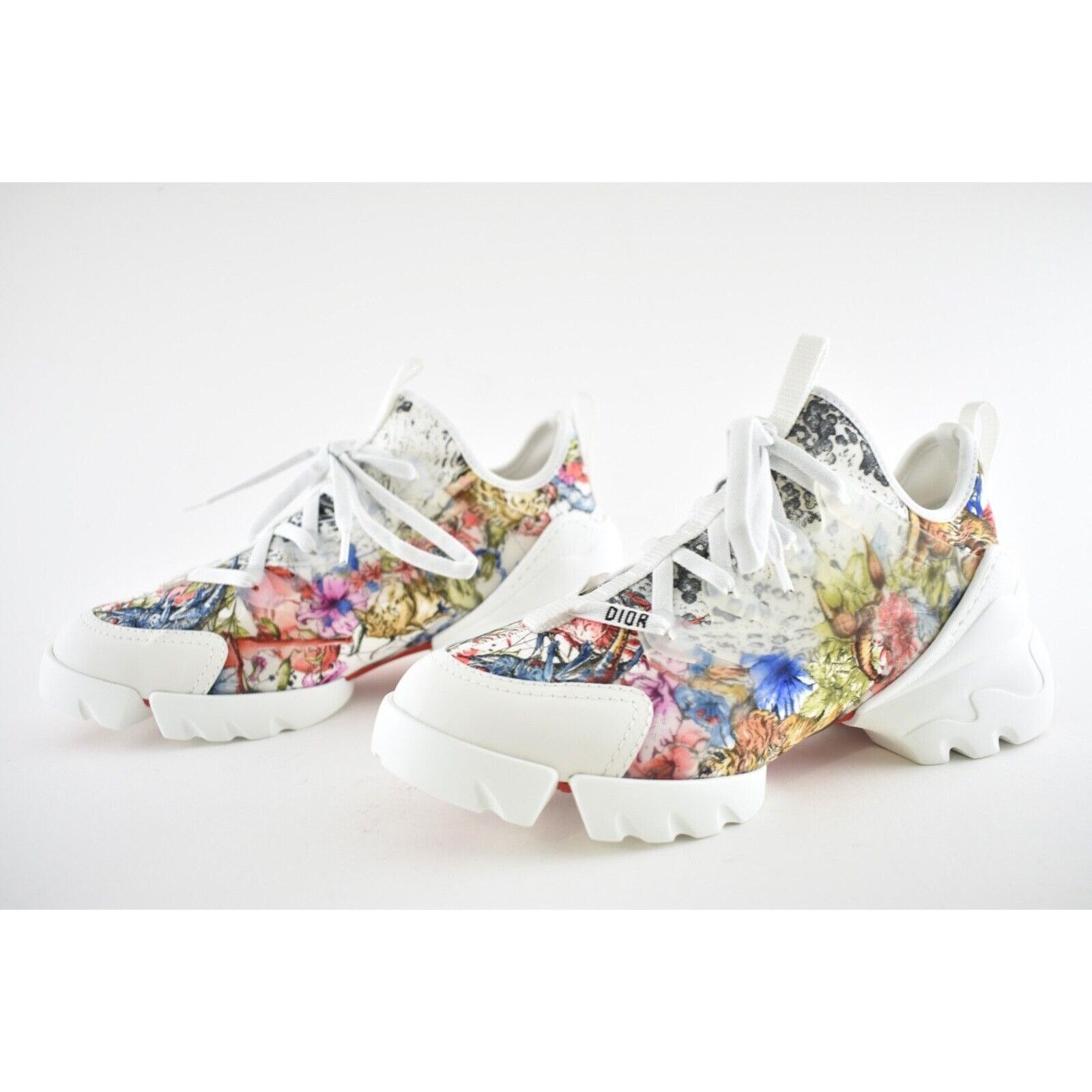 Dior D Connect Zodiac Printed Lace Up Flat Trainer Sneaker 40 Size US 10 / IT 40 - 9 Thumbnail