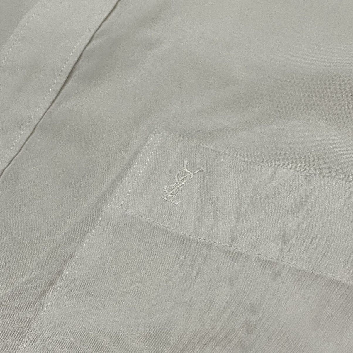 Vintage × Yves Saint Laurent Vintage Made In Japan Yves Saint Laurent Long Sleeve Shirt Size US M / EU 48-50 / 2 - 3 Thumbnail