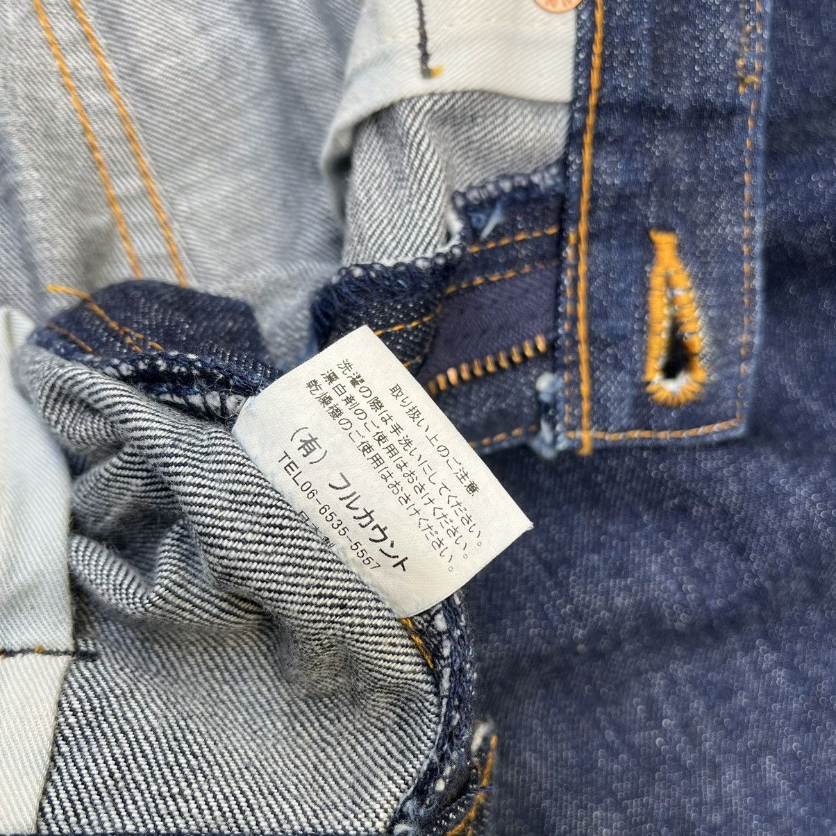 Full Count & Co. Full Count Rare Design Indigo Slim Jeans Non Selvedge Size US 29 - 10 Thumbnail