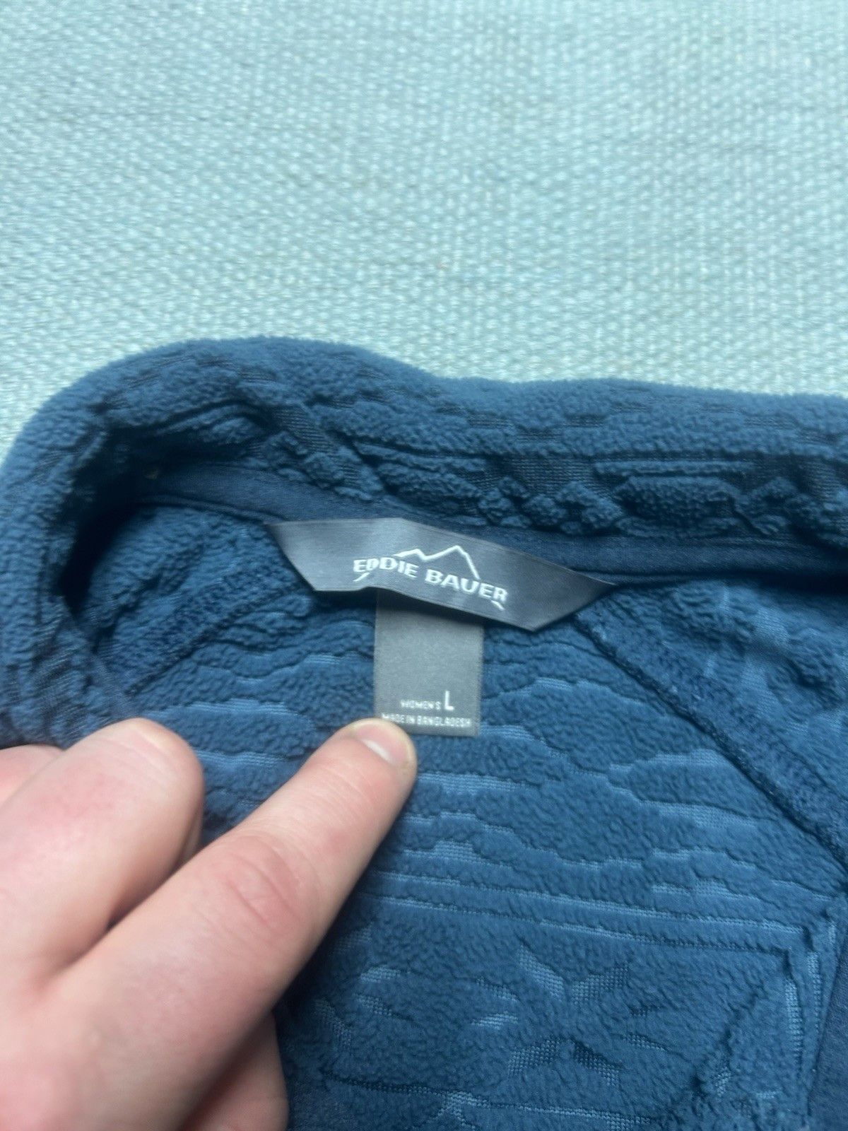 Eddie Bauer Eddie Bauer 1/4 zip sweater fleece jacket poly soft women L Size L / US 10 / IT 46 - 5 Thumbnail