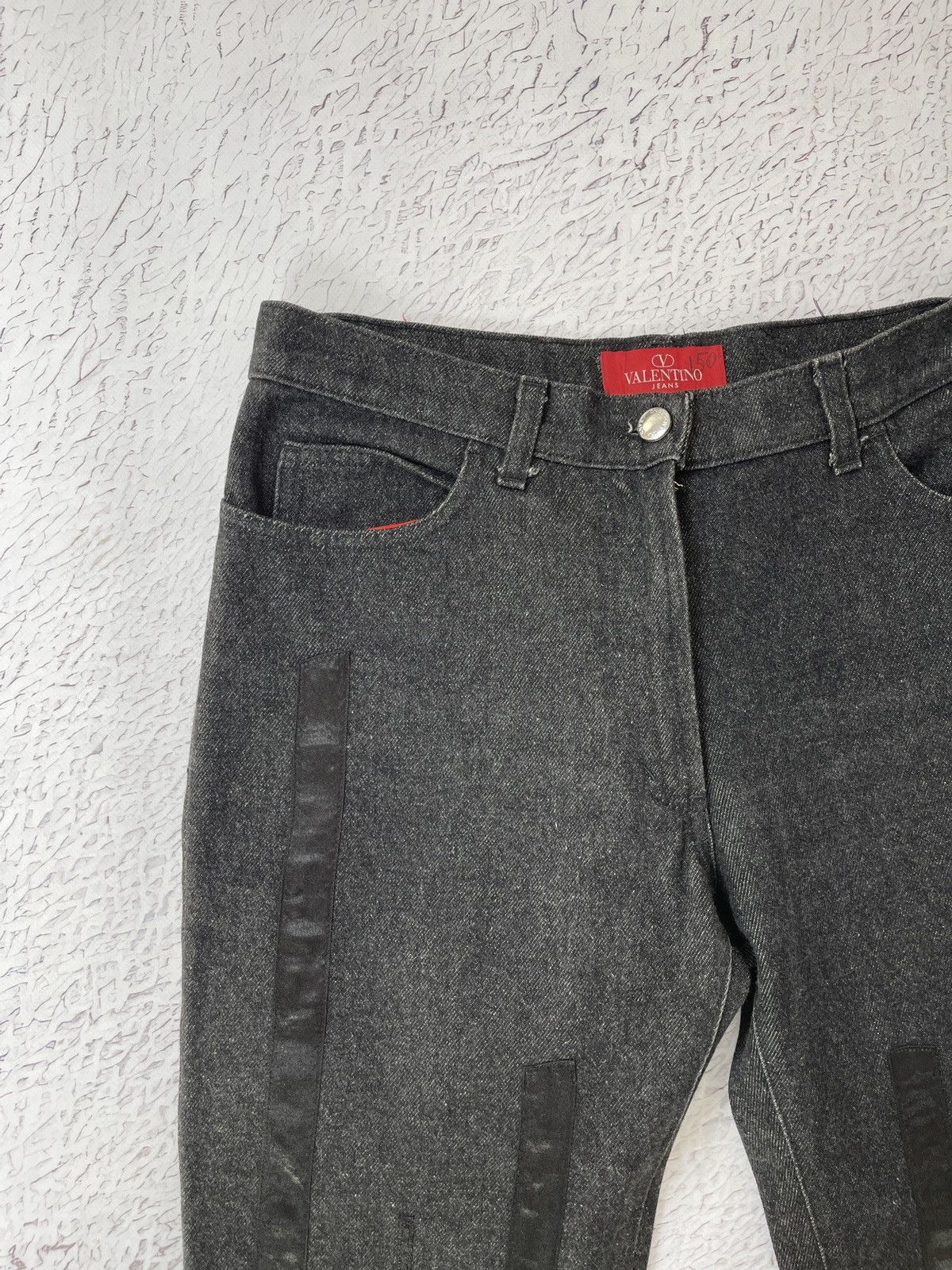 Valentino Valentino Jeans Avant Garde bondage style denim flared pants Size 30" / US 8 / IT 44 - 7 Thumbnail