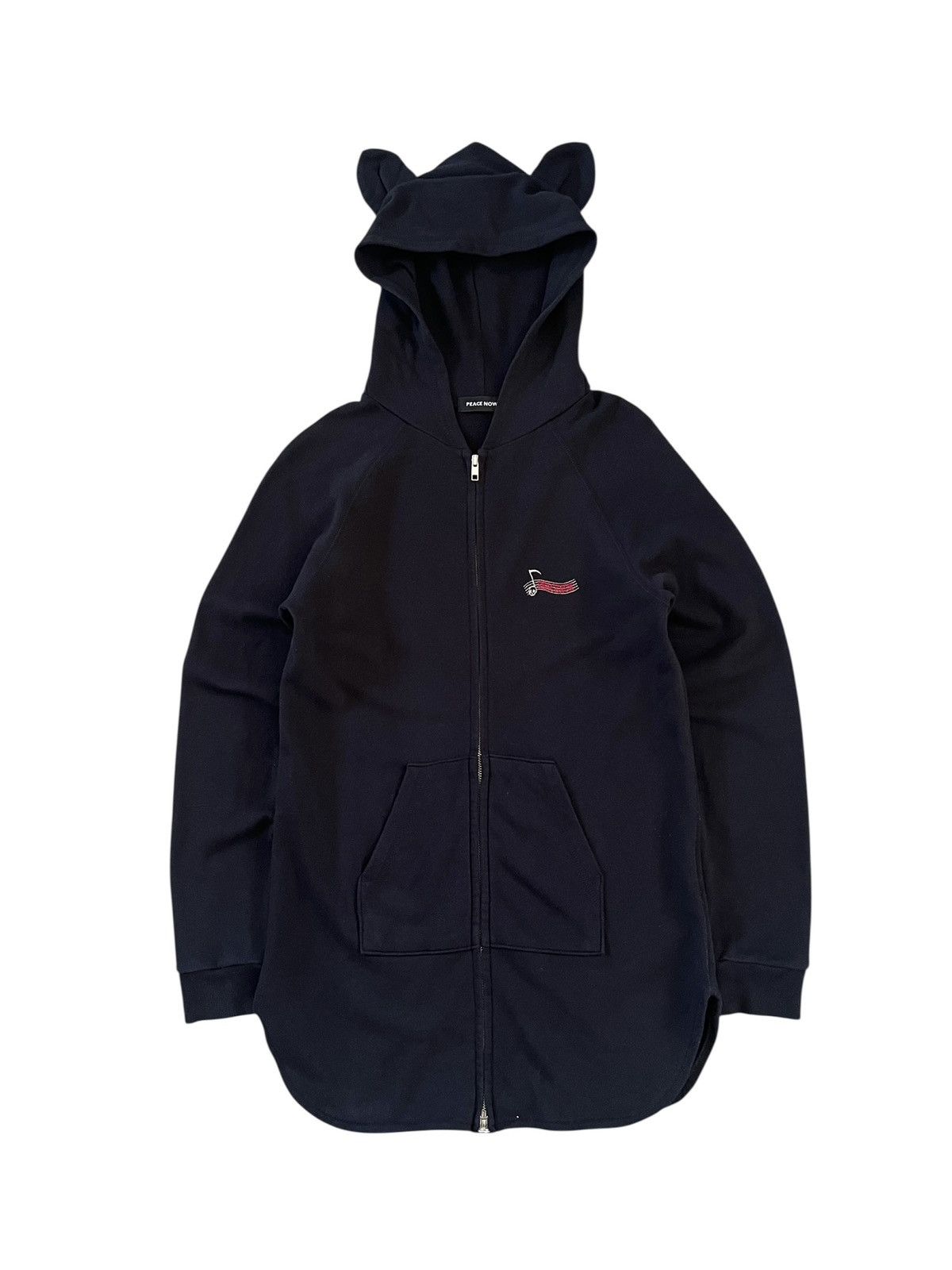 Japanese Brand Peace Now 🇯🇵 Gothic Horn Zipper Hoodie Size S / US 4 / IT 40 - 1 Thumbnail