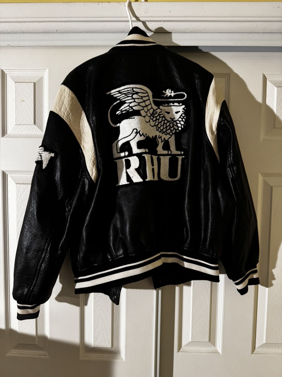 Rhude × Zara Rhuigi Rhude Zara Leather Jacket Rare Size US L / EU 52-54 / 3 - 4 Thumbnail