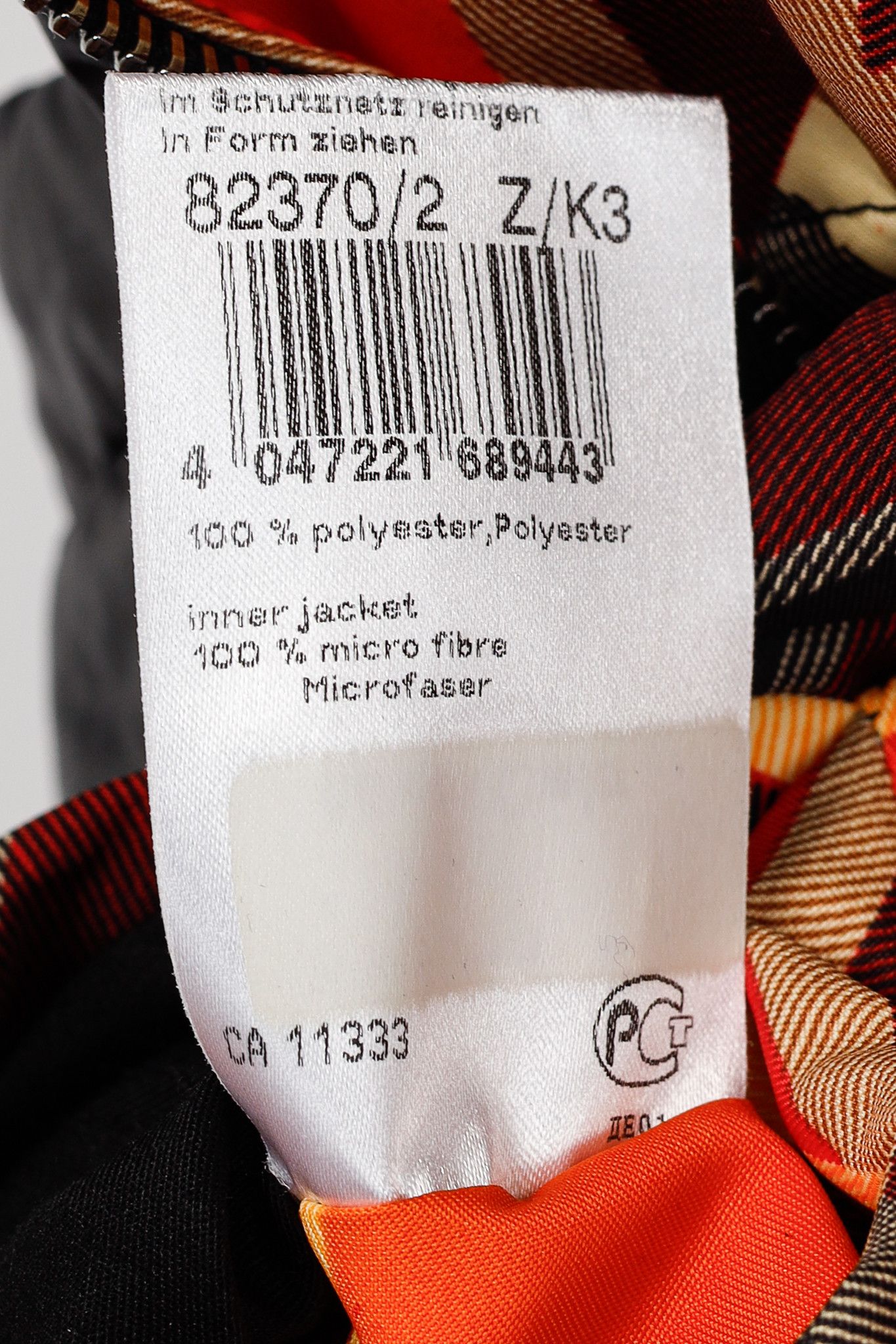 Designer Marc Cain Sports Reversible Orange Wavy-Plaid Vest Size M / US 6-8 / IT 42-44 - 17 Thumbnail