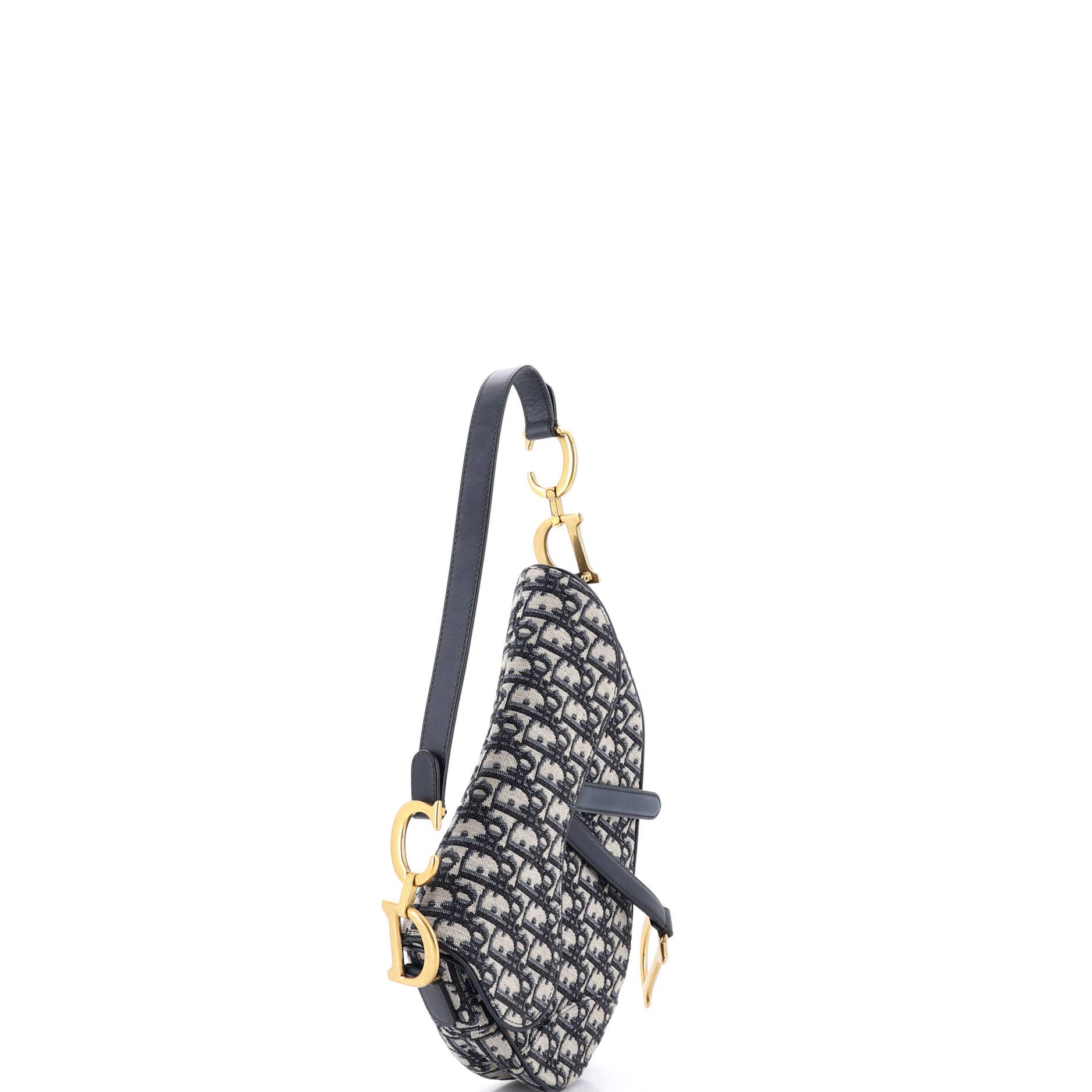 Dior Saddle Handbag Oblique Canvas Medium Size ONE SIZE - 1 Thumbnail