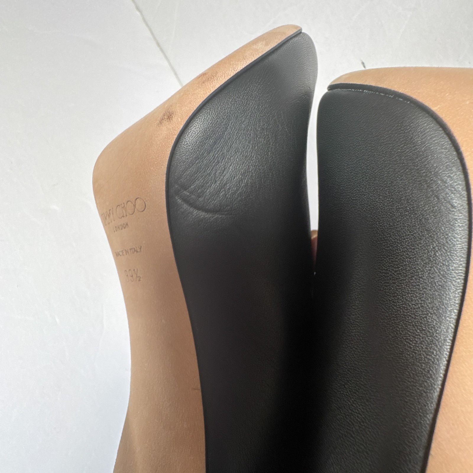 Jimmy Choo Jimmy Choo Lark 100 Studded Black Bootie Leather Heels 39.5 Size US 9.5 / IT 39.5 - 9 Thumbnail