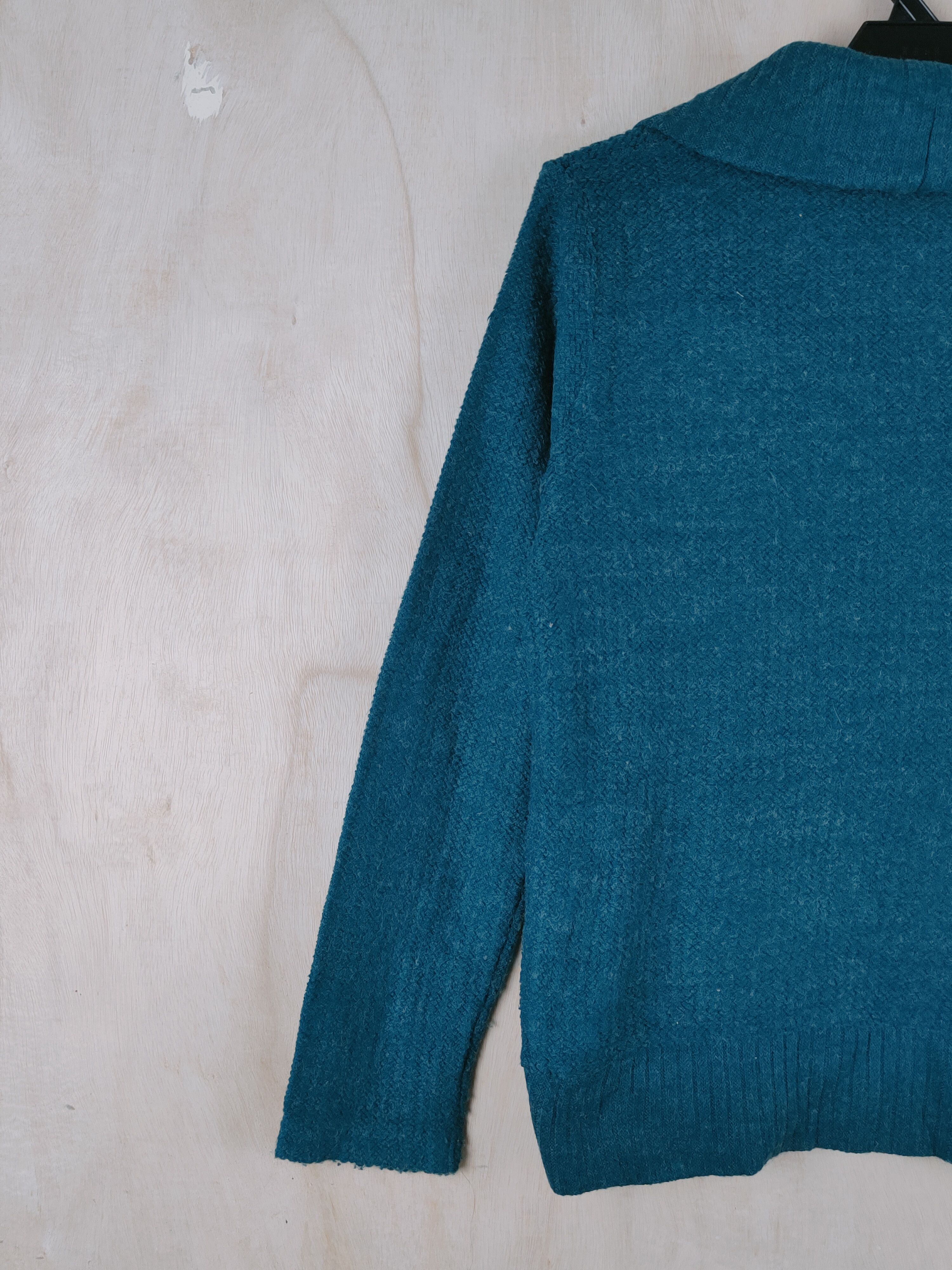 Japanese Brand Uniqlo Emerald Knitwear Cardigan #S2483 Size M / US 6-8 / IT 42-44 - 8 Thumbnail