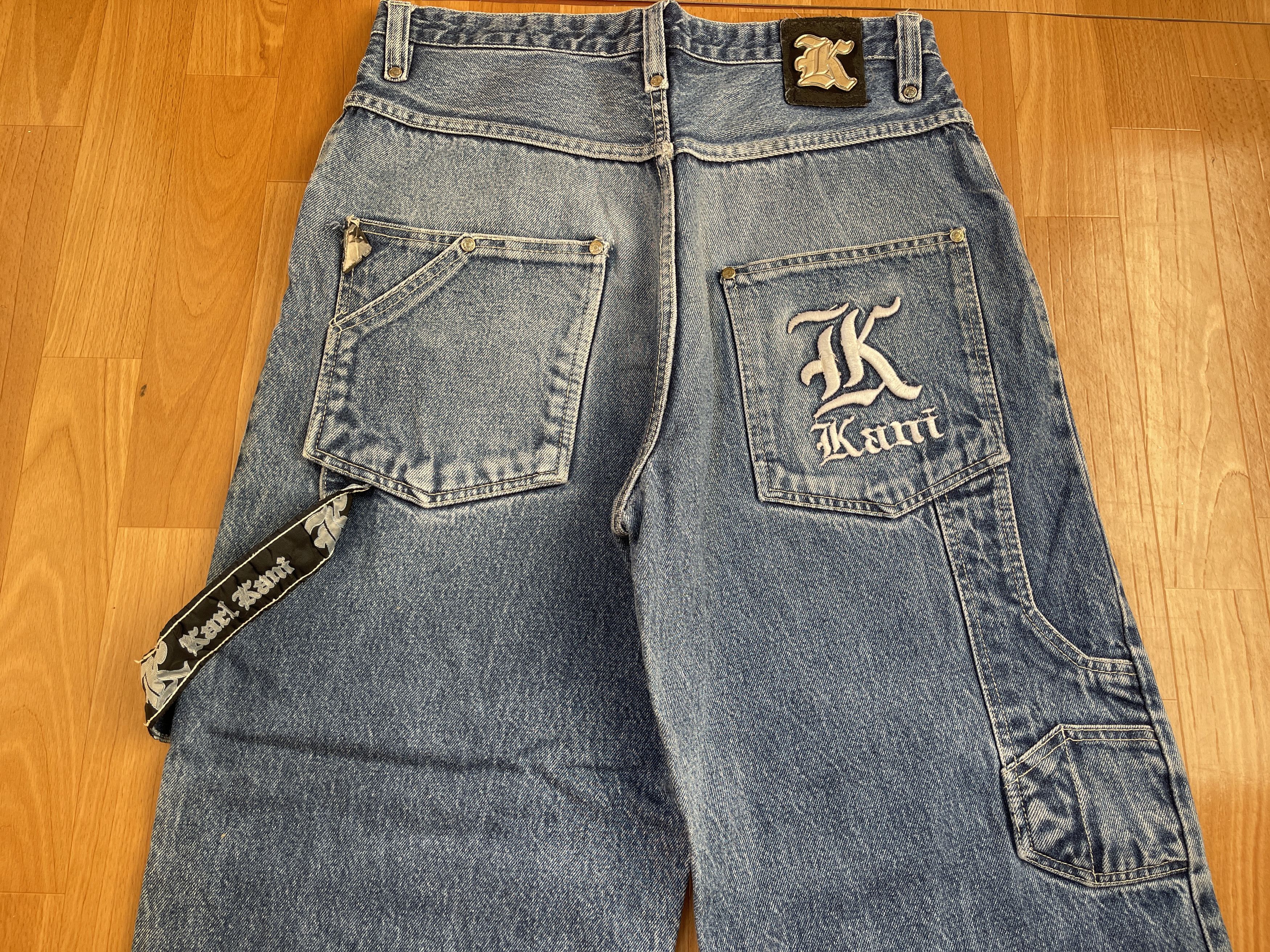 Karl Kani KARL KANI jeans, baggy, vintage Kani jeans, 90s hip hop W 34 Size US 34 / EU 50 - 3 Thumbnail