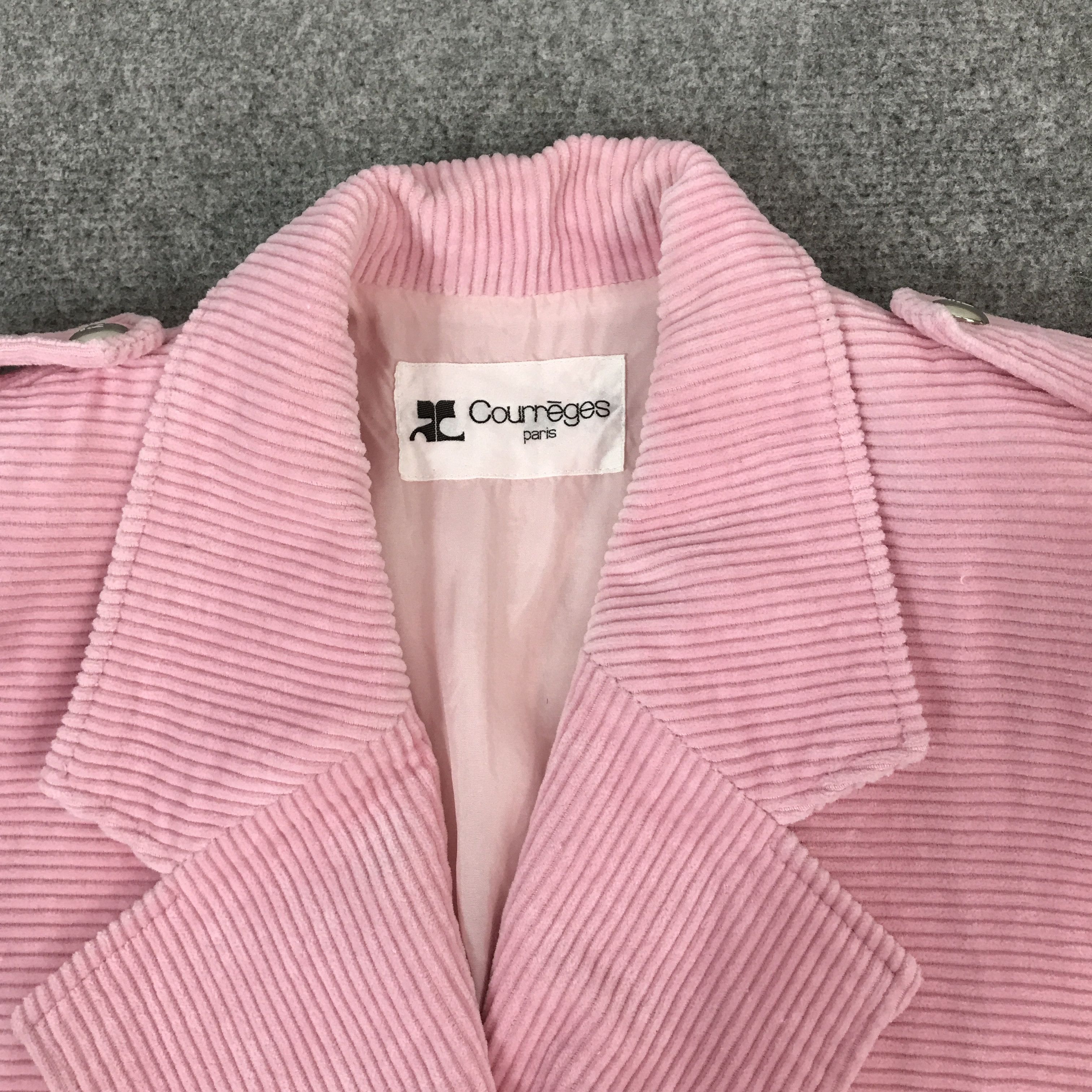 Courreges COURREGES CORDUROY COAT JACKET WOMAN K66B1 Size M / US 6-8 / IT 42-44 - 8 Thumbnail