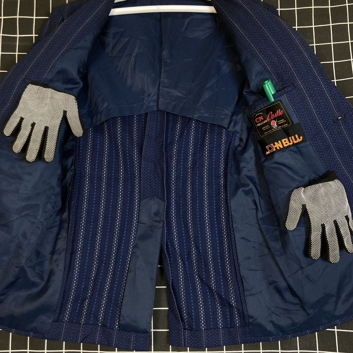 Johnbull VINTAGE JOHNBULL STRIPES WOOL BLAZER Size US M / EU 48-50 / 2 - 9 Thumbnail