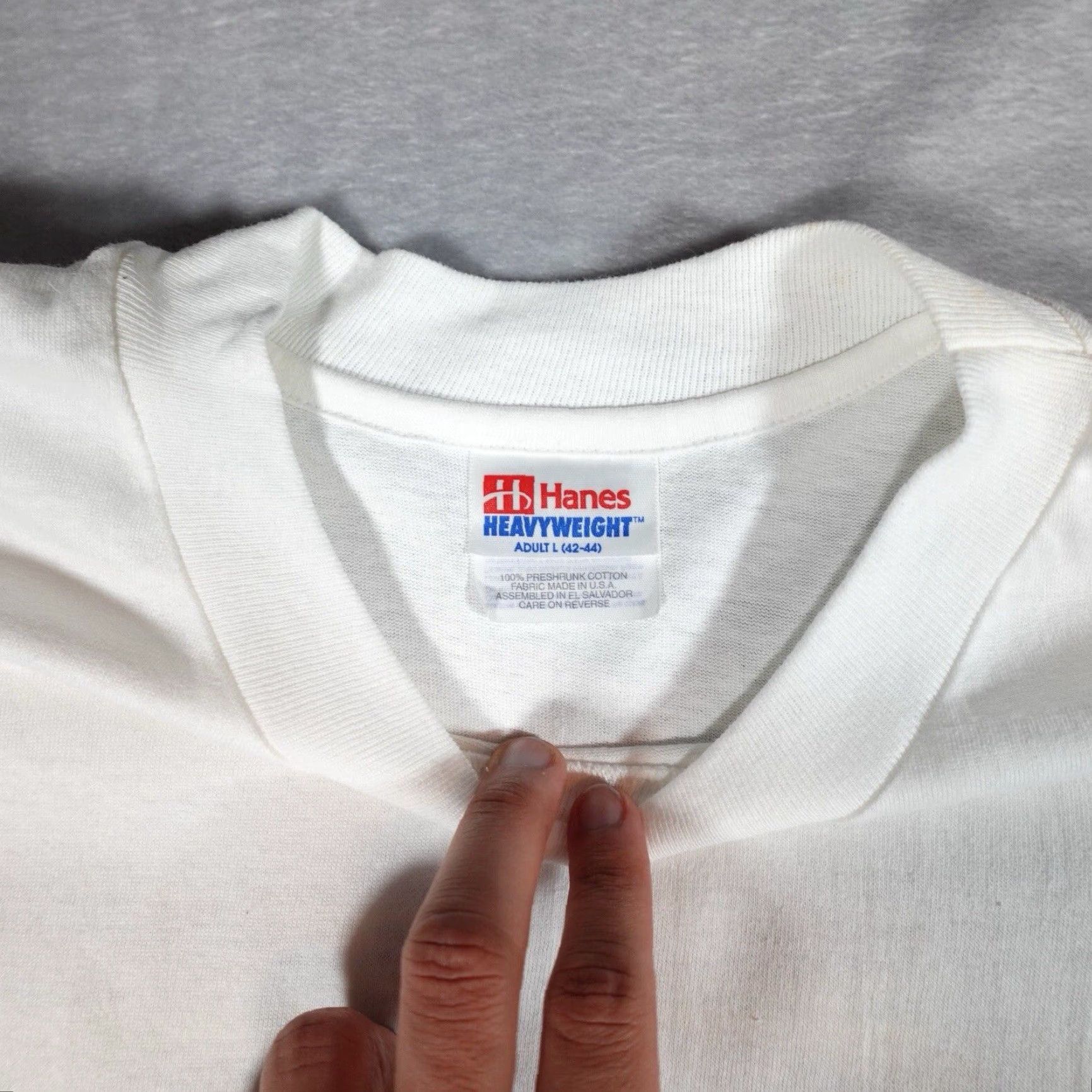Vintage VINTAGE Hawaii T-Shirt Men L Slim Fit White 90s Graphic Print Crew Neck Summer Size US L / EU 52-54 / 3 - 7 Thumbnail