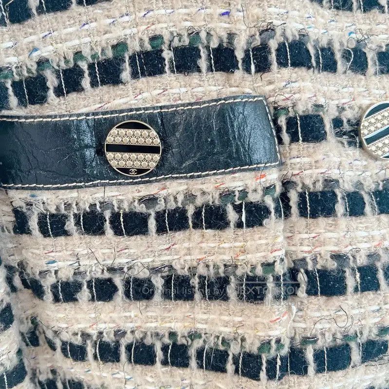 Chanel Chanel Colorblock Wool Jacket for Women . Size L / US 10 / IT 46 - 4 Thumbnail
