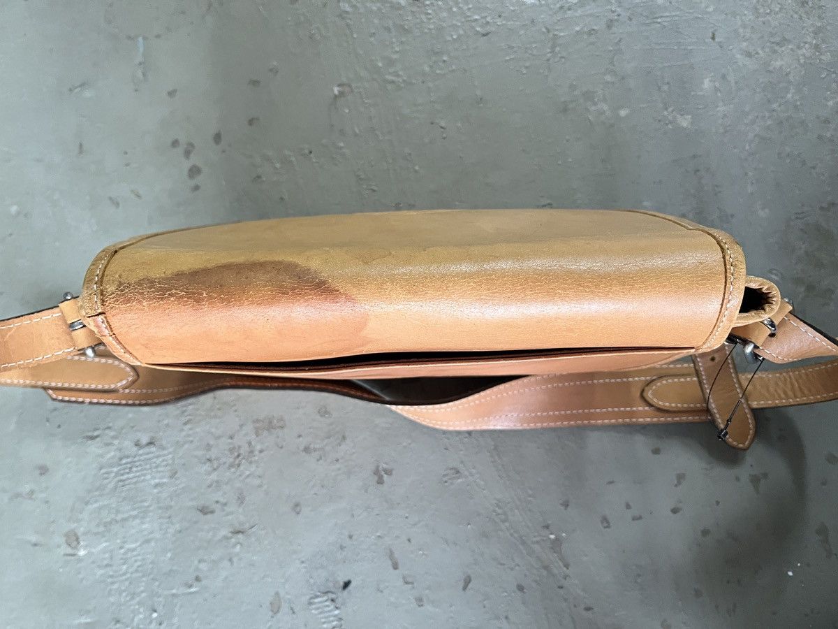 Junko Shimada × Leather Vintage Junko Shimada Part 2 Patina Suede Leather Sling Bag Size ONE SIZE - 16 Thumbnail