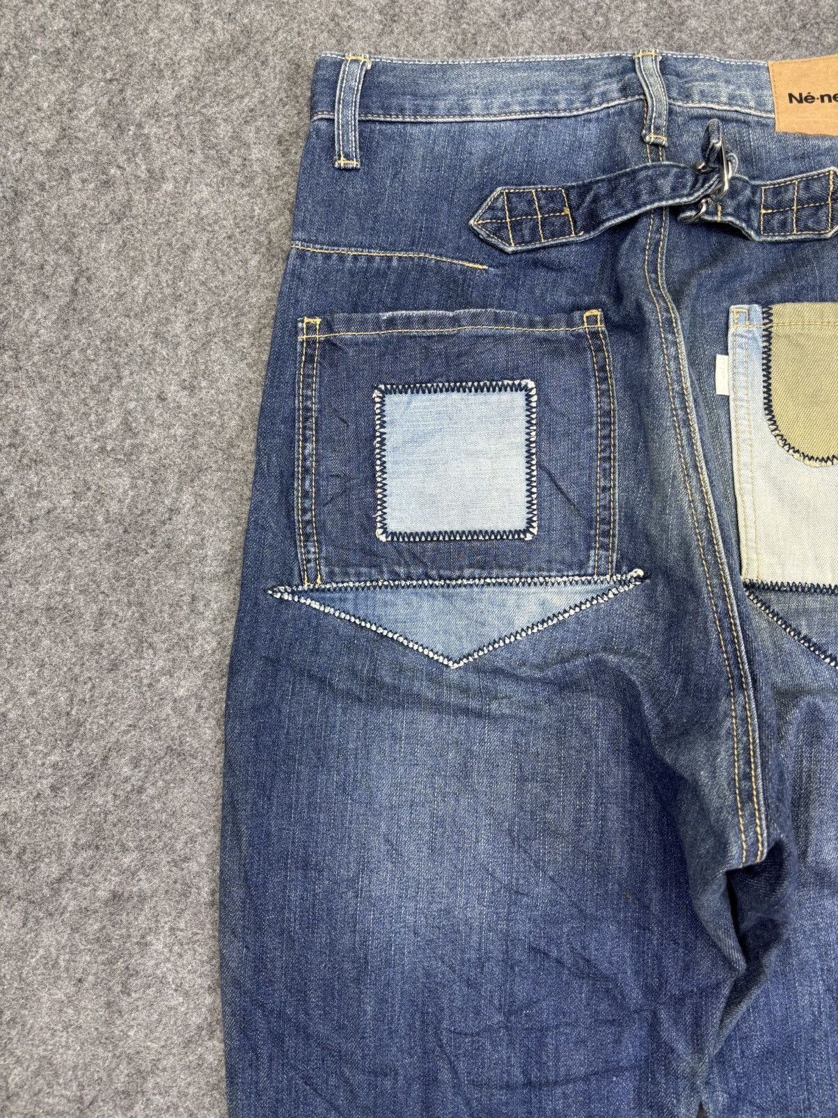 Ne-Net Nenet Issey Miyake Patchwork Soft Denim F770 Size US 29 - 8 Thumbnail