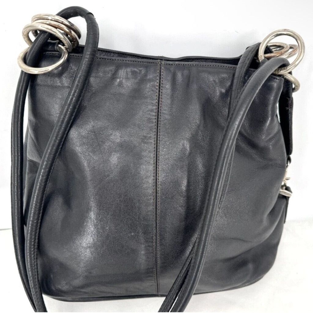 Dolce & Gabbana Dolce & Gabbana Black Leather Shoulder Bag Size ONE SIZE - 1 Thumbnail