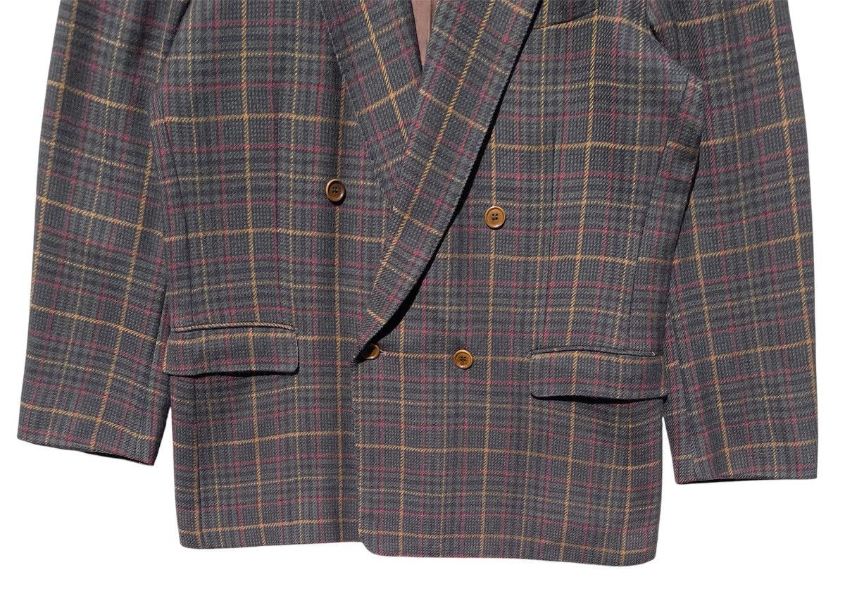 Junko Shimada 🔥Accept Binding Offer🔥Junko Koshino Wool Brown Plaid Blazer Size US L / EU 52-54 / 3 - 5 Thumbnail