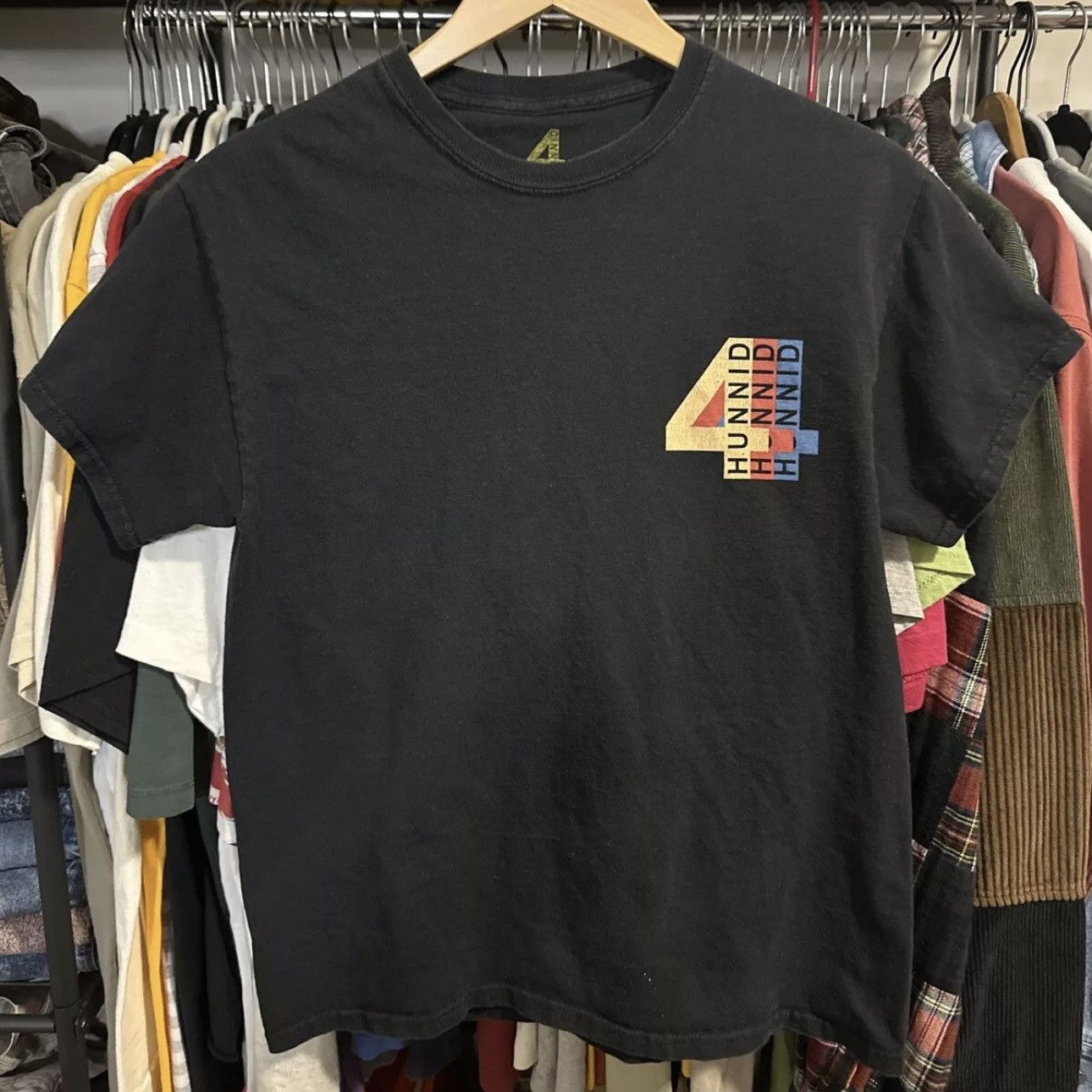 Rap Tees Mens YG Young Gangsta 4Hunnid Band Tour Hip Hop Rap Shirt Size US M / EU 48-50 / 2 - 4 Thumbnail