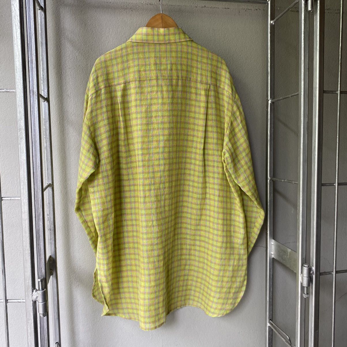 Chloe Chloe Yellow Green Plaid Button-Up Shirt Size M / US 6-8 / IT 42-44 - 10 Thumbnail