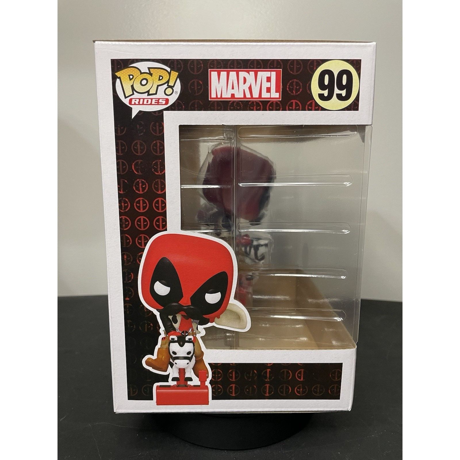 Marvel Comics Funko Pop! Sheriff Deadpool Riding Horsey Funko Shop Excl 99 Size ONE SIZE - 4 Thumbnail